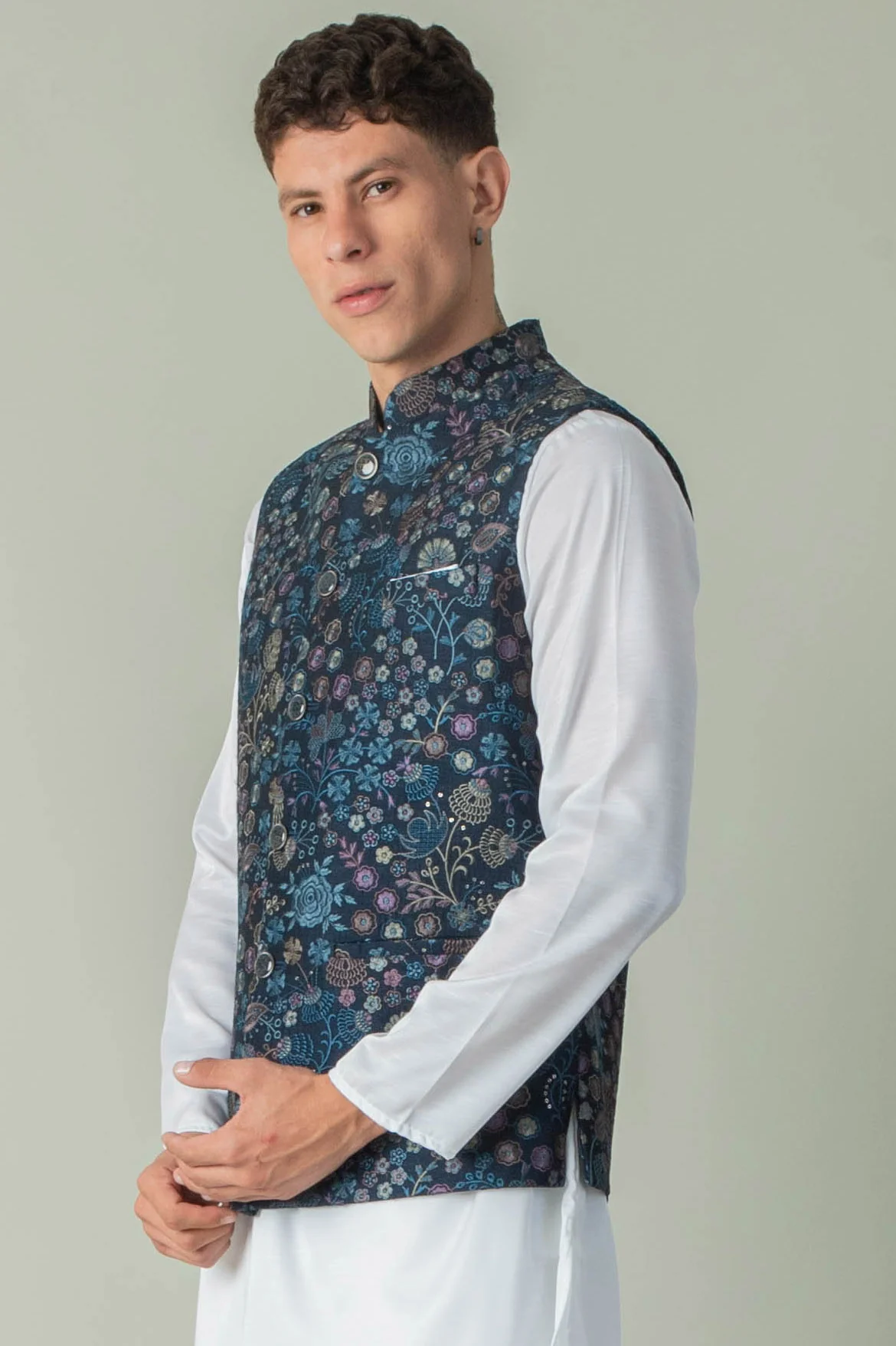 MLS EMBROIDERED JAWAHAR JACKET