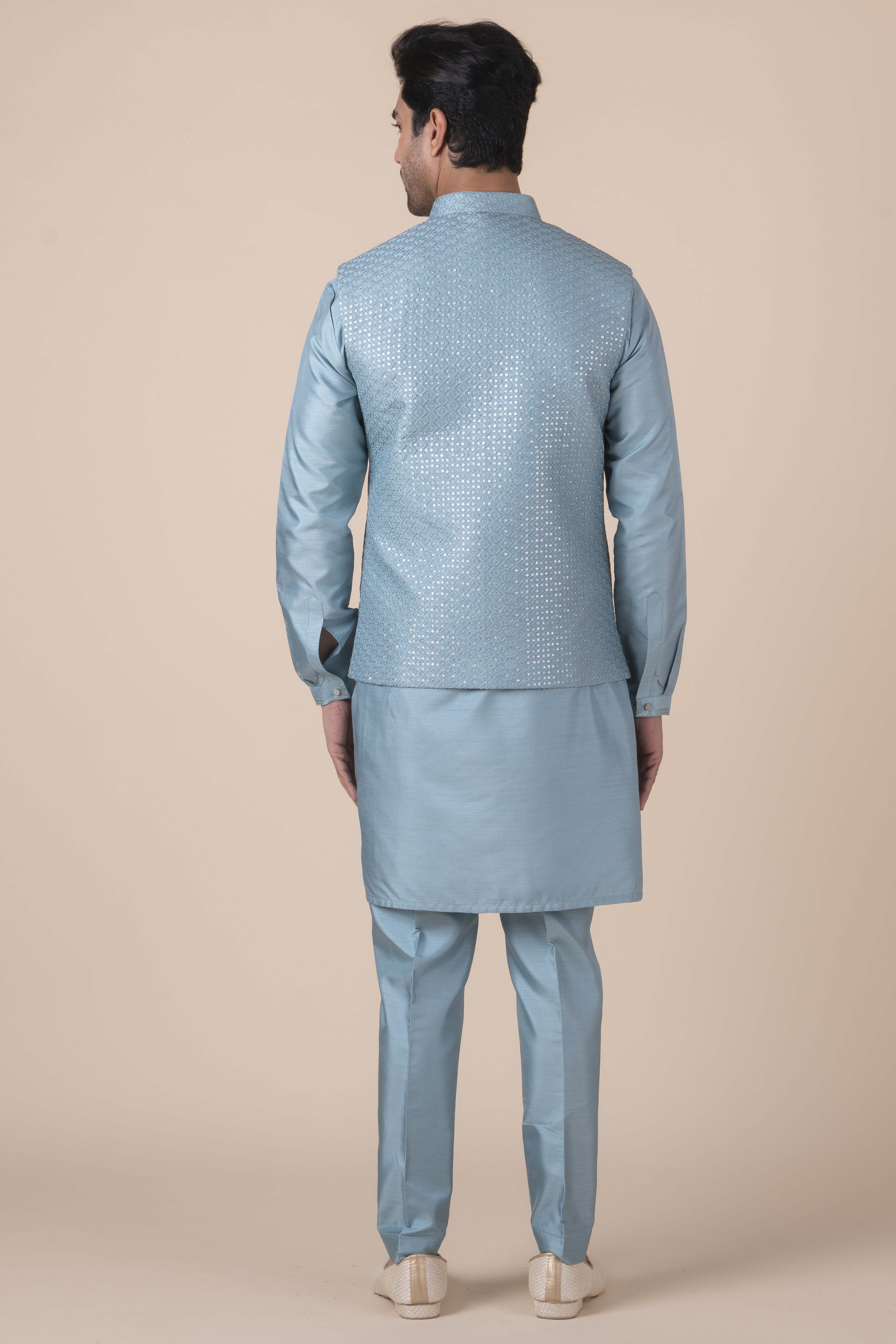 MLS KURTA JAWAHAR SET