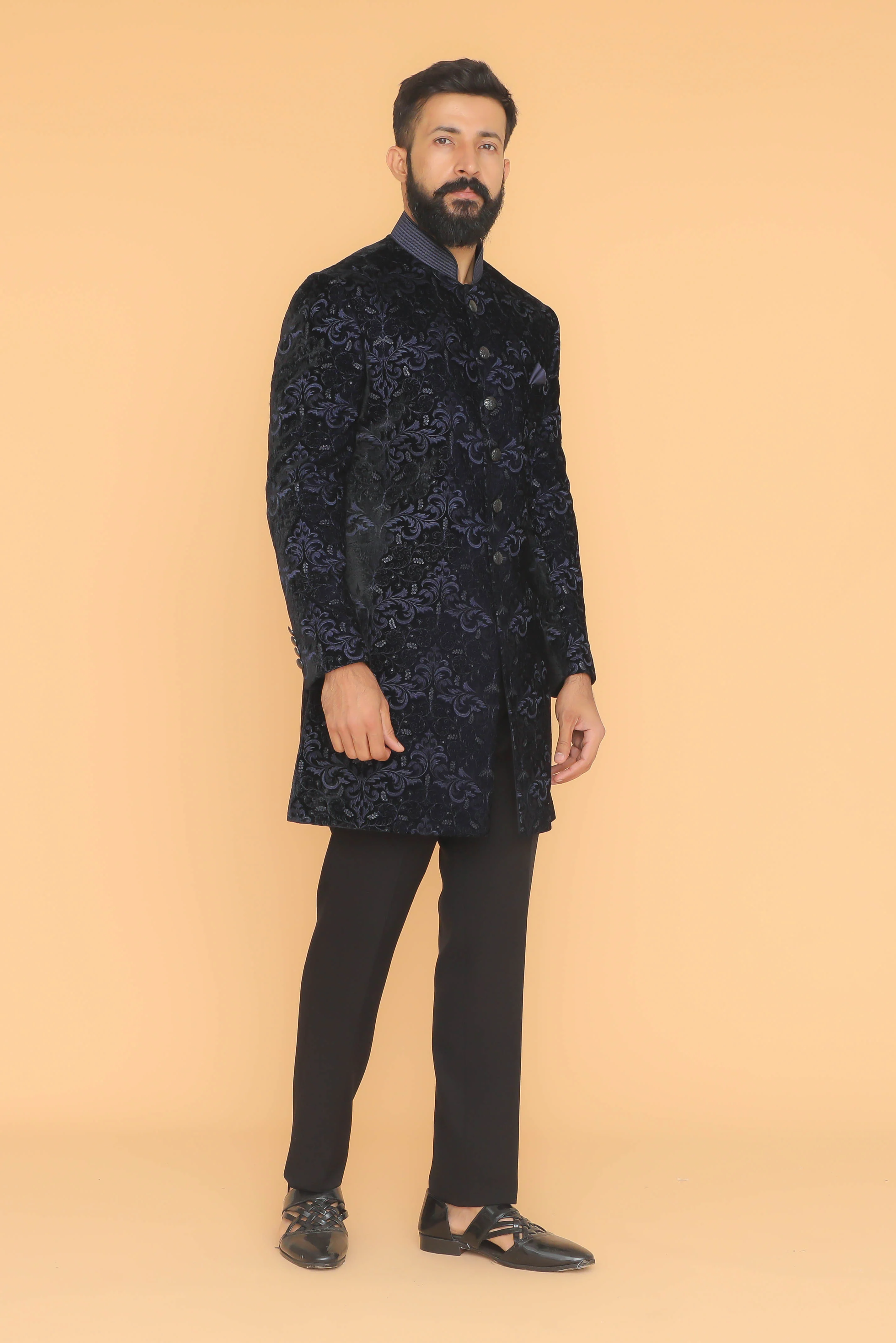 MLS VELVET INDO WESTERN 2 PCS