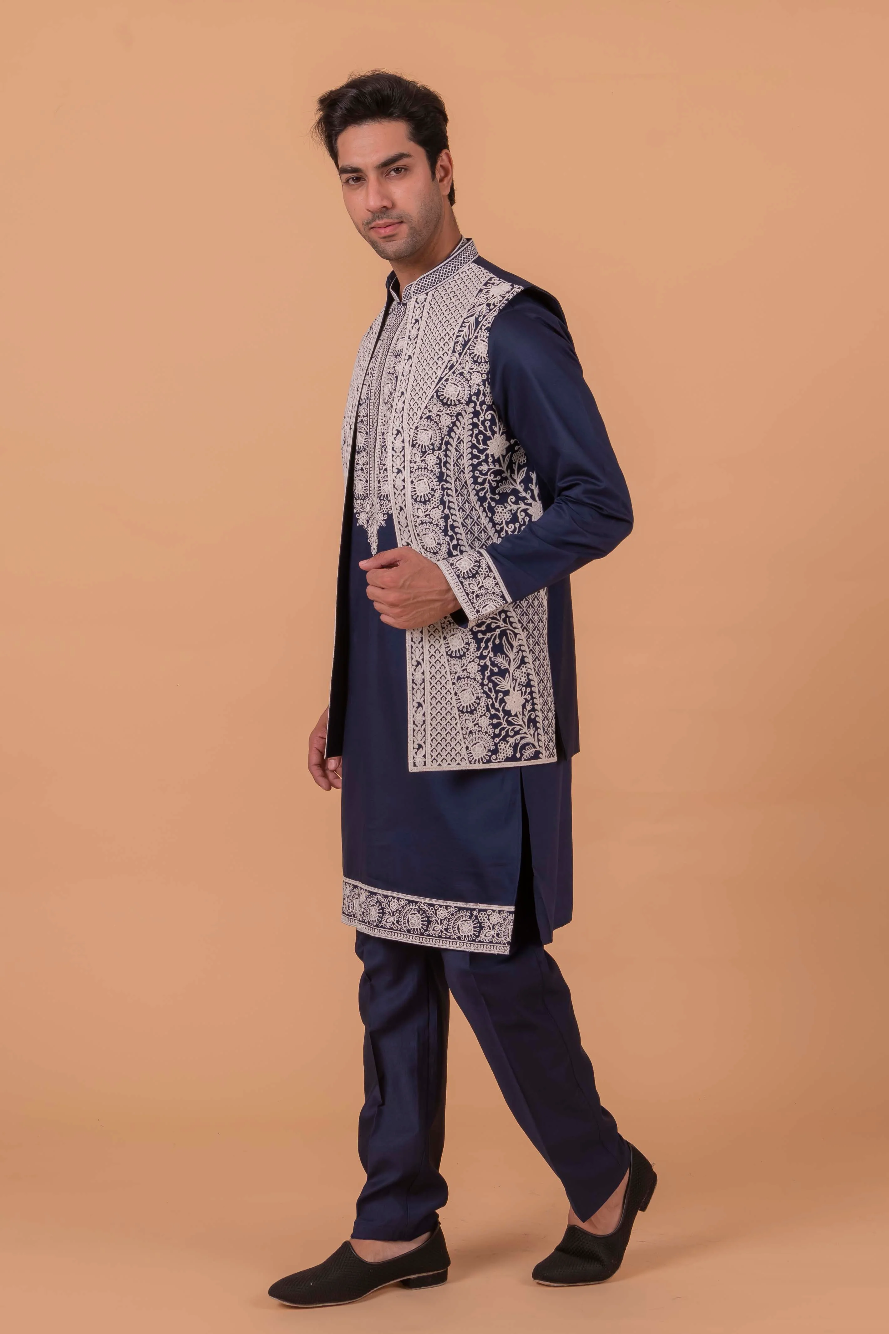 MLS KURTA JAWAHAR SET
