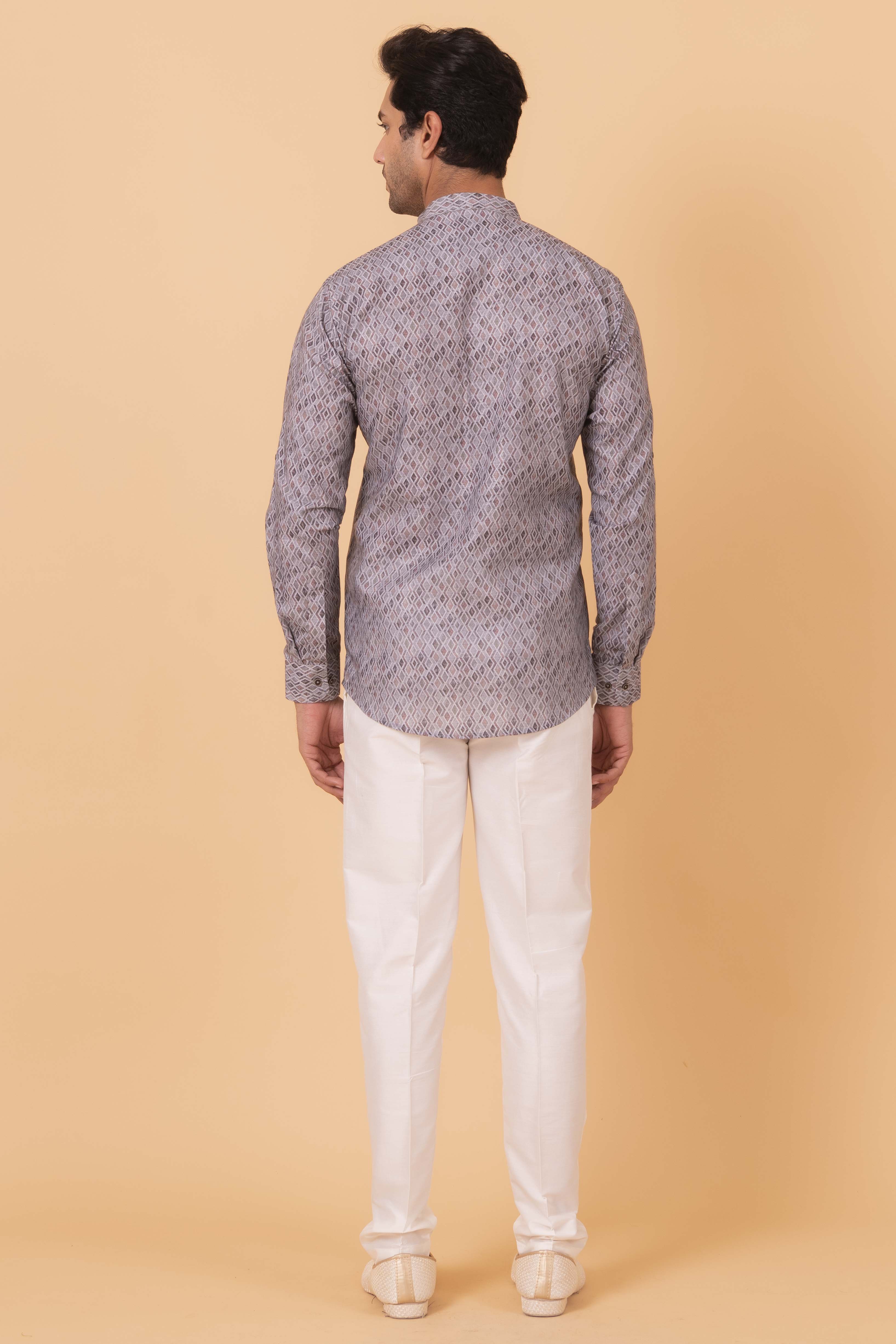 MLS SHORT KURTA FULL SLEEVES