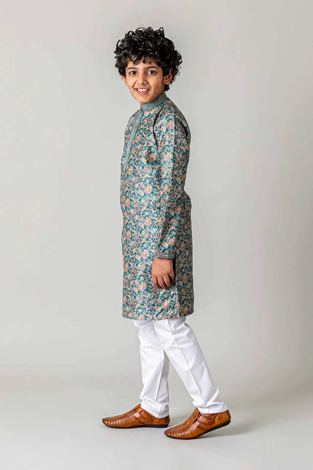 MLS KIDS PRINTED KURTA PAJAMA