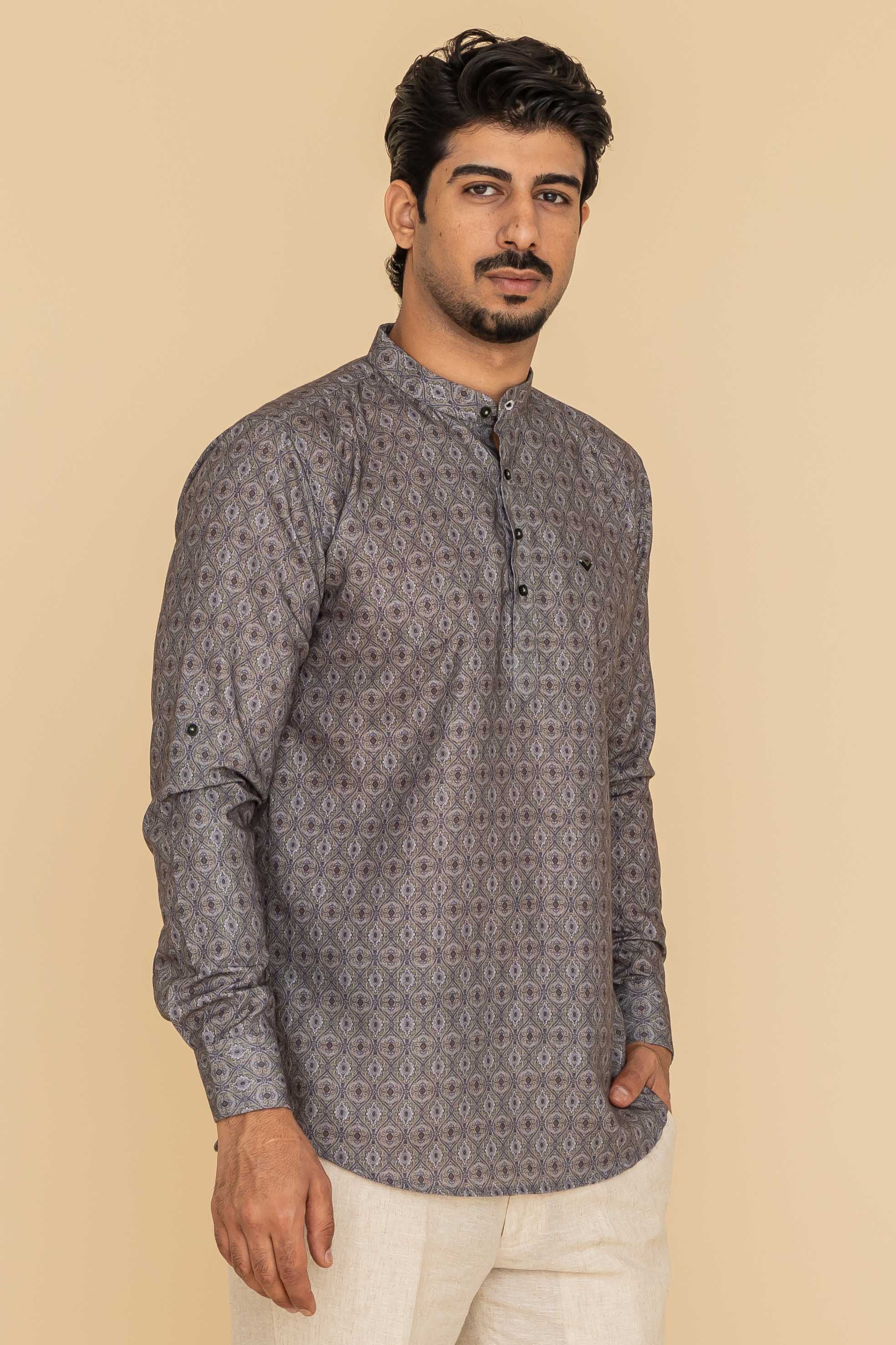 MLS SHORT KURTA FULL SLEEVES