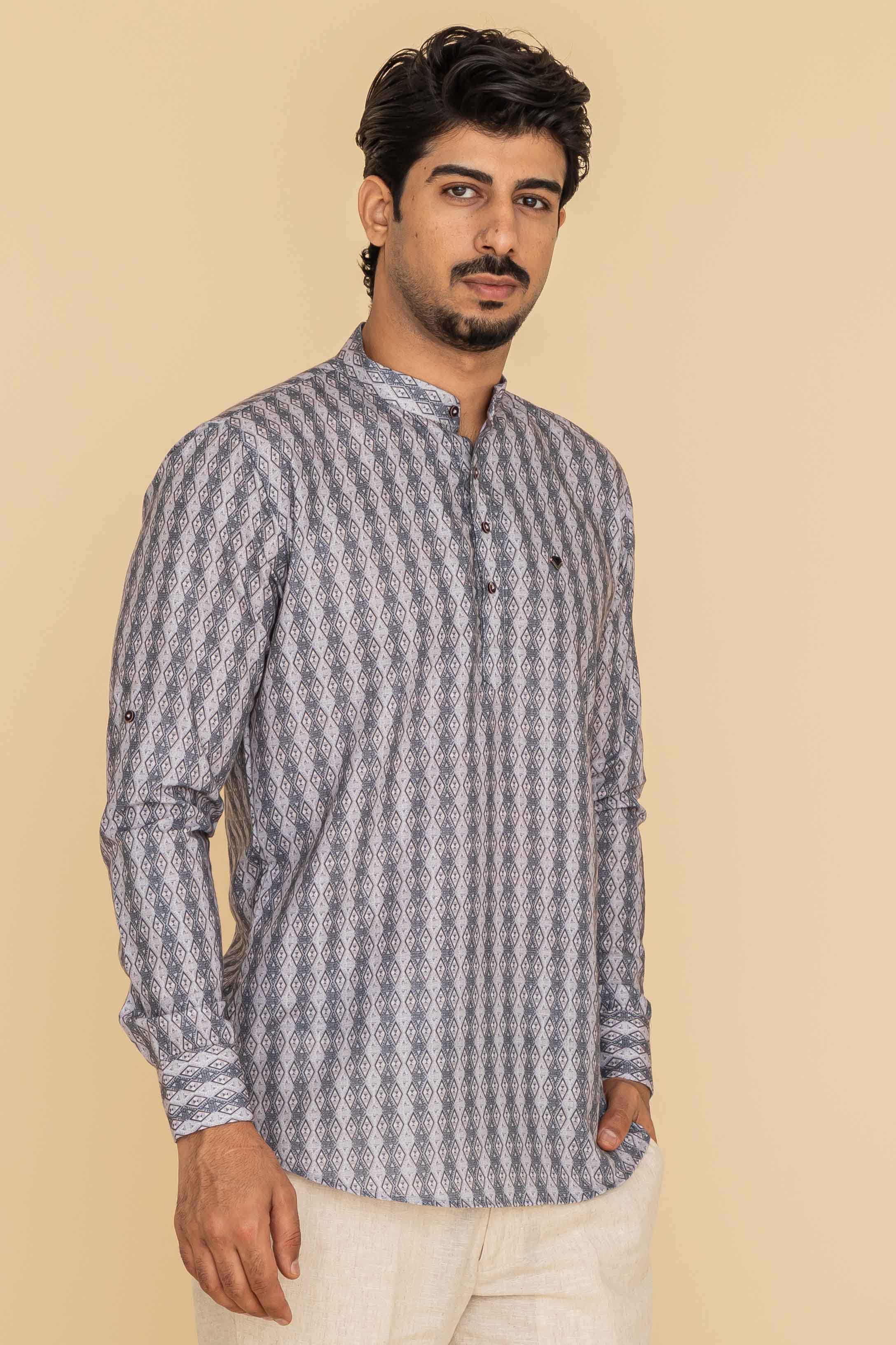 MLS SHORT KURTA FULL SLEEVES