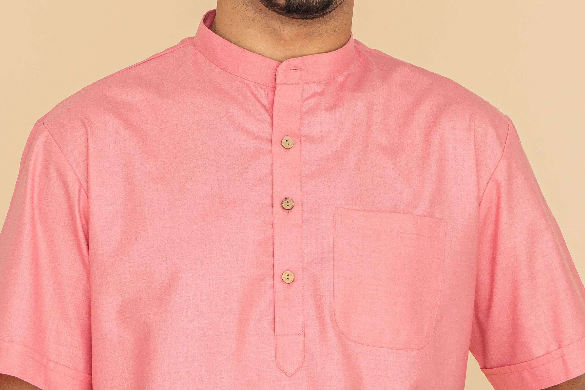 MLS SHORT KURTA HALF SLEEVES