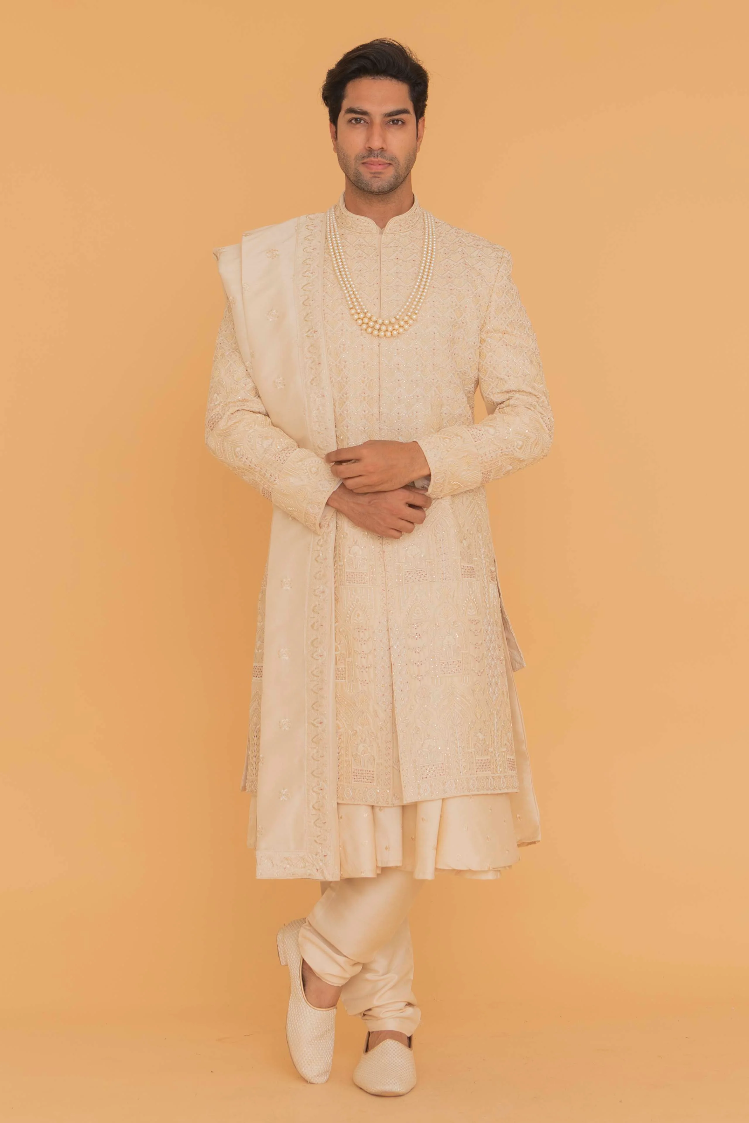 MLS SHERWANI 4PCS