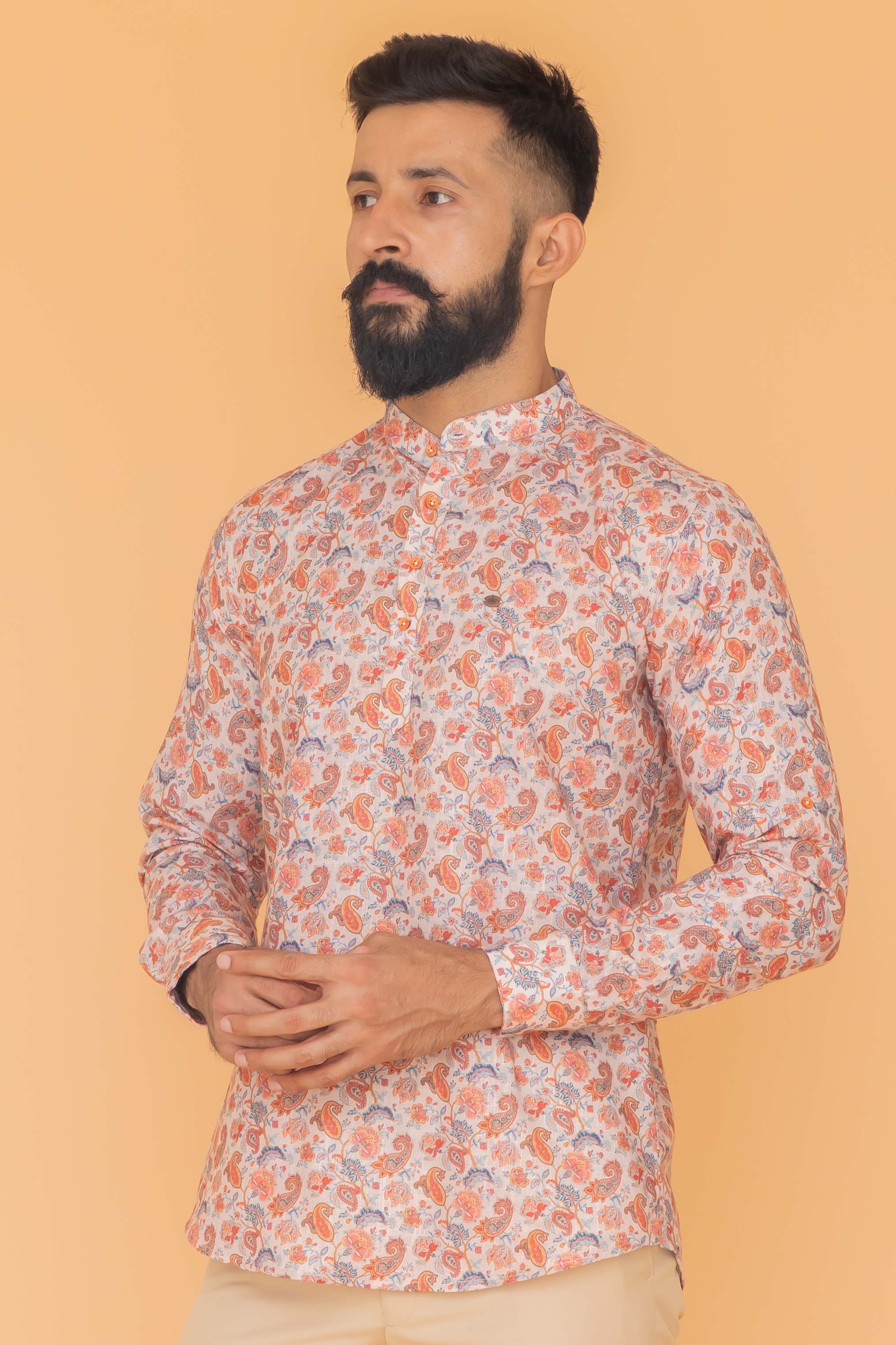 MLS SHORT KURTA FULL SLEEVES