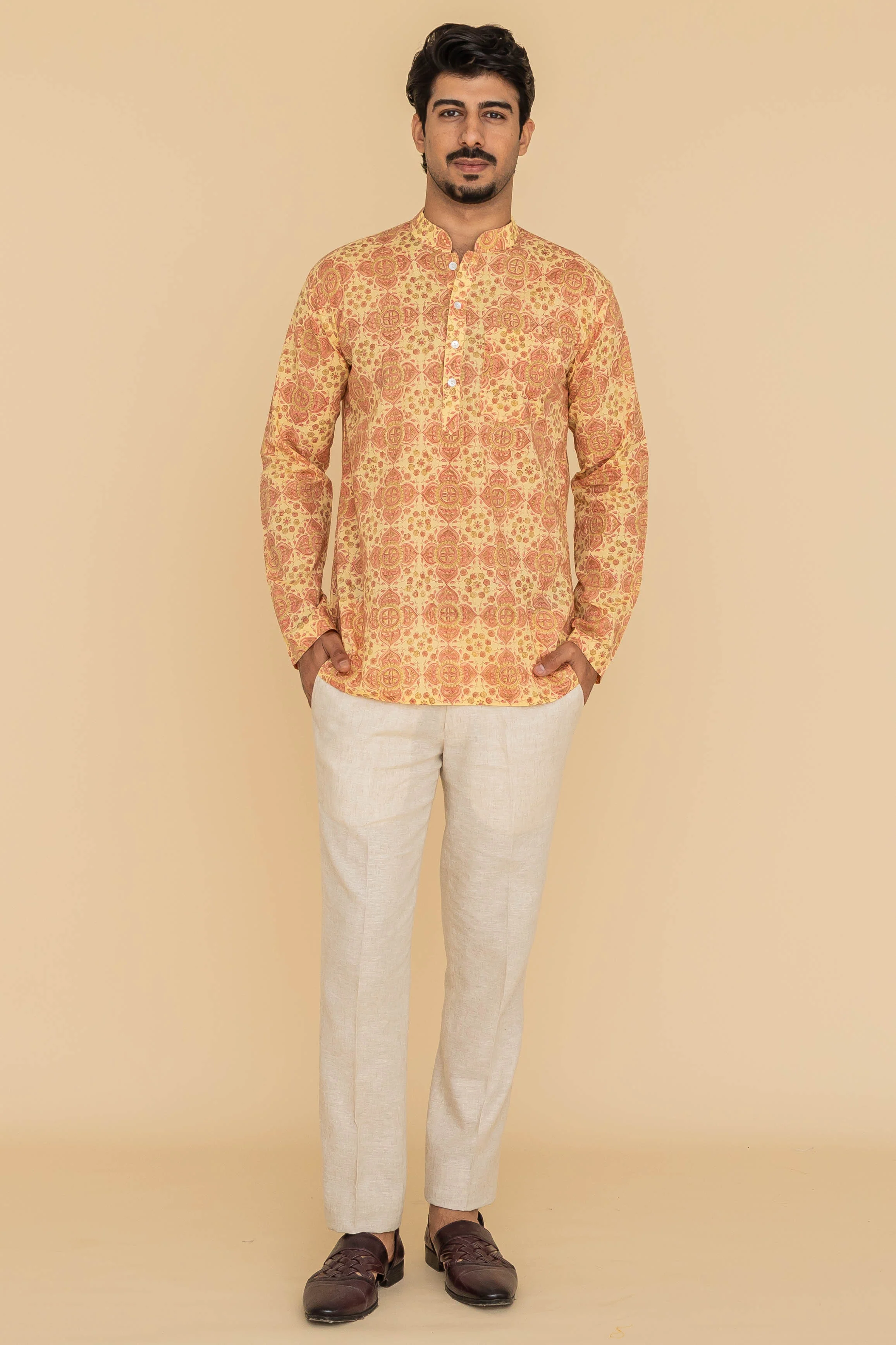 MLS SHORT KURTA FULL SLEEVES