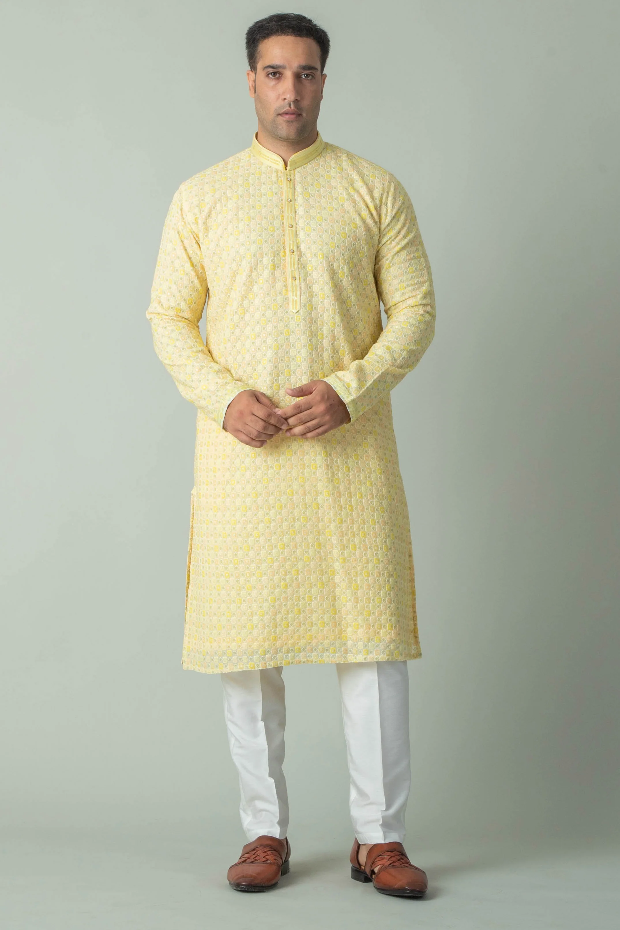 MLS PRINTED KURTA PAJAMA