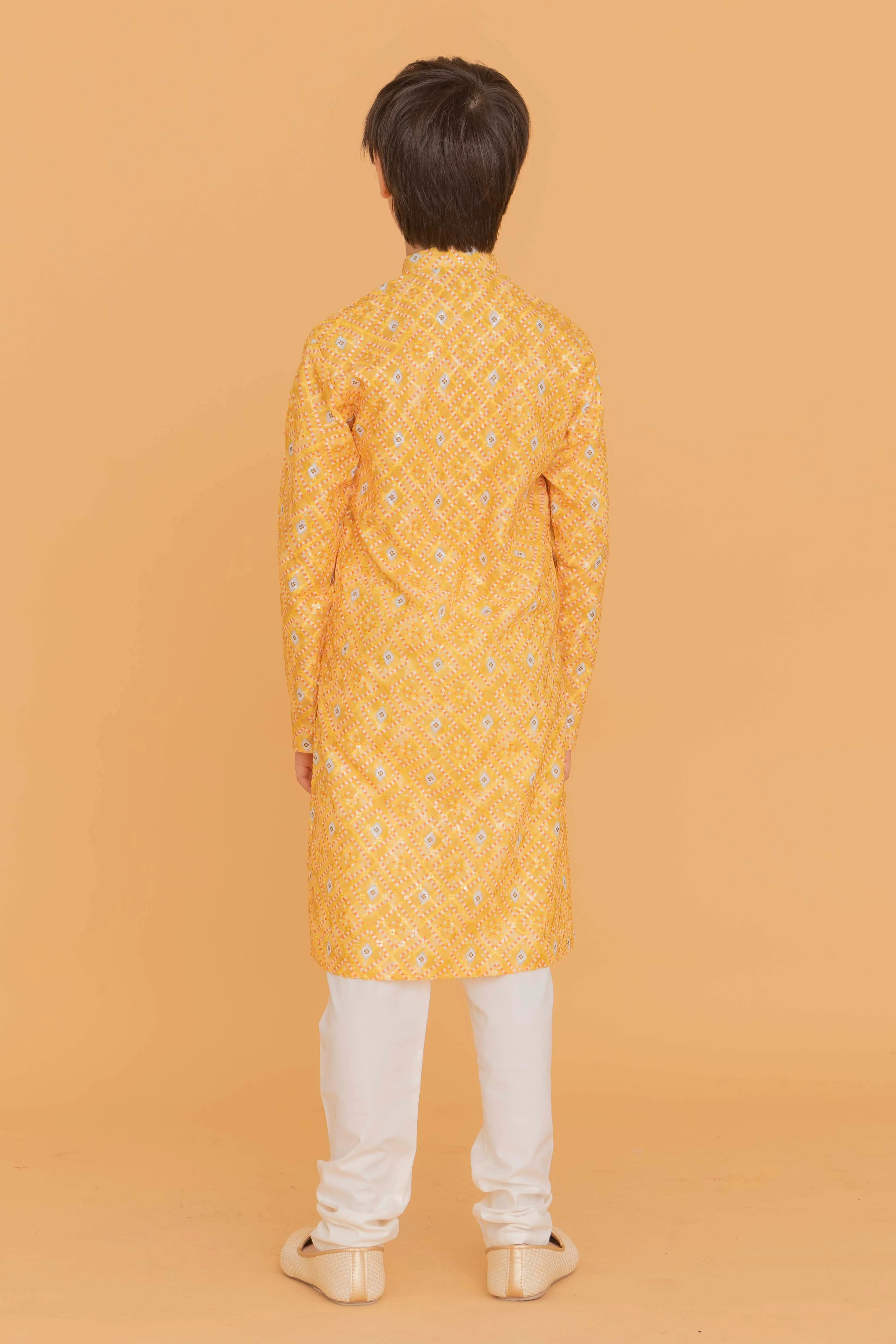 MLS KIDS PRINTED KURTA PAJAMA