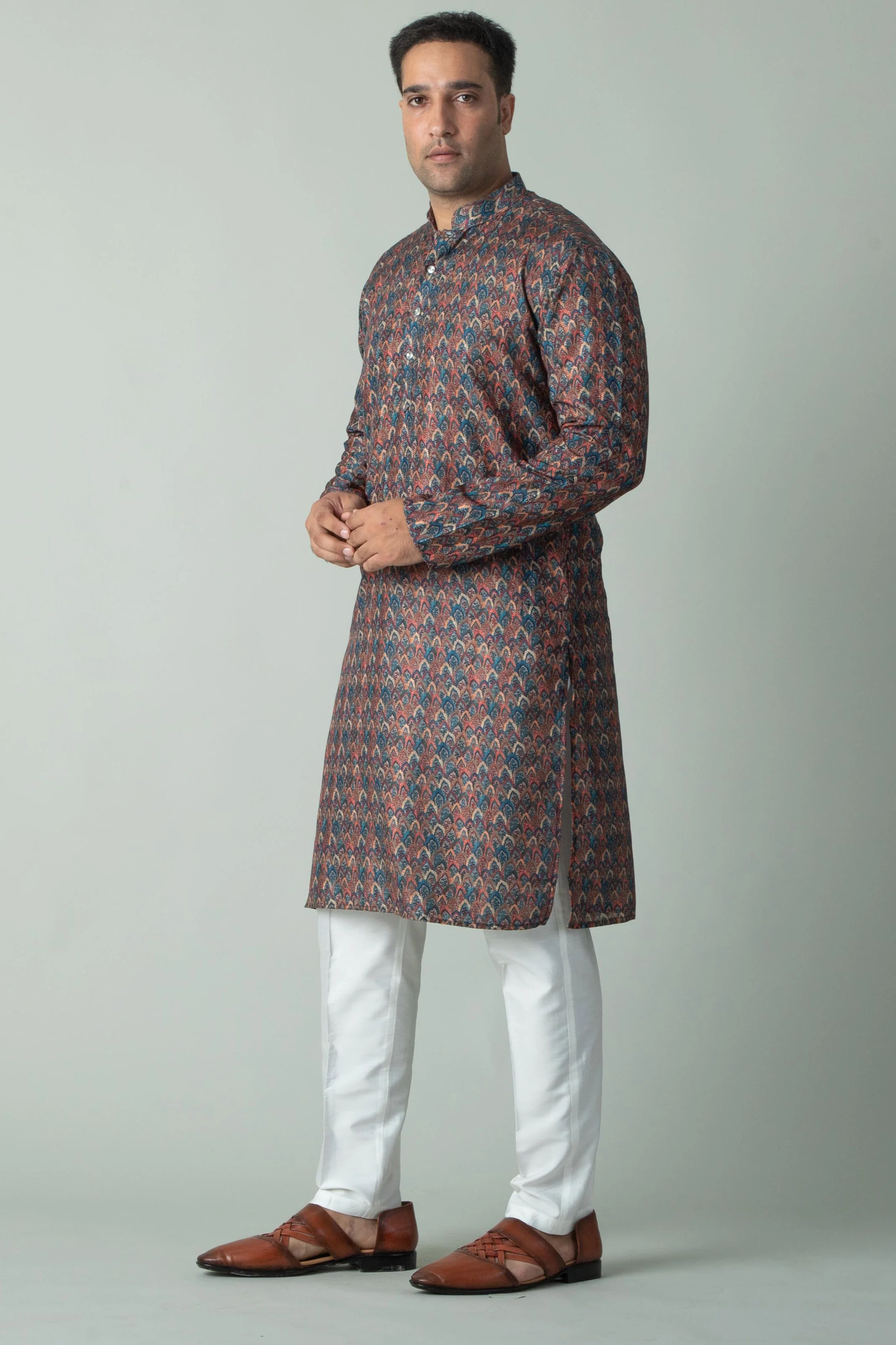 MLS PRINTED KURTA PAJAMA