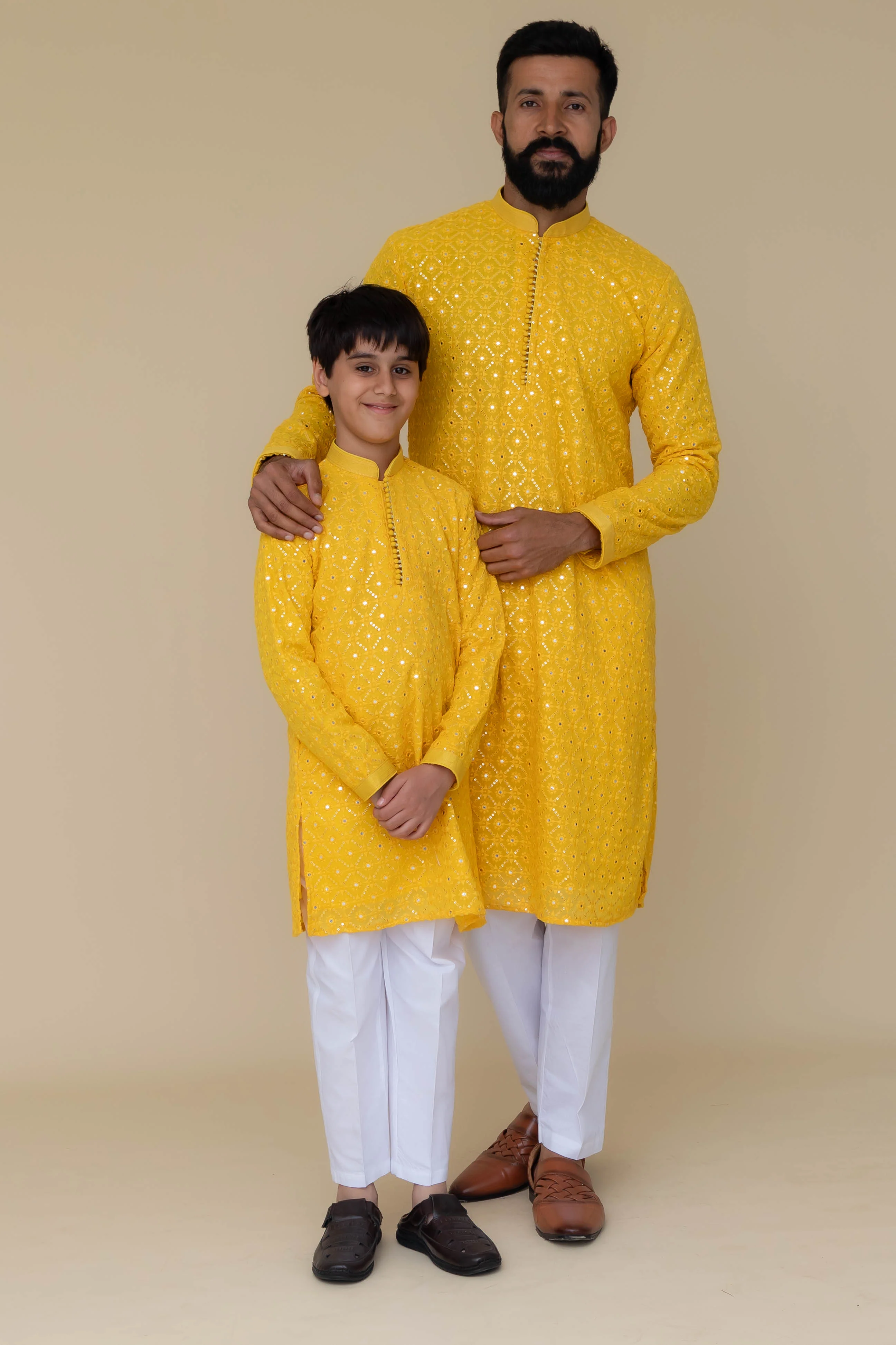 MLS KIDS CHIKANKARI KURTA PAJAMA