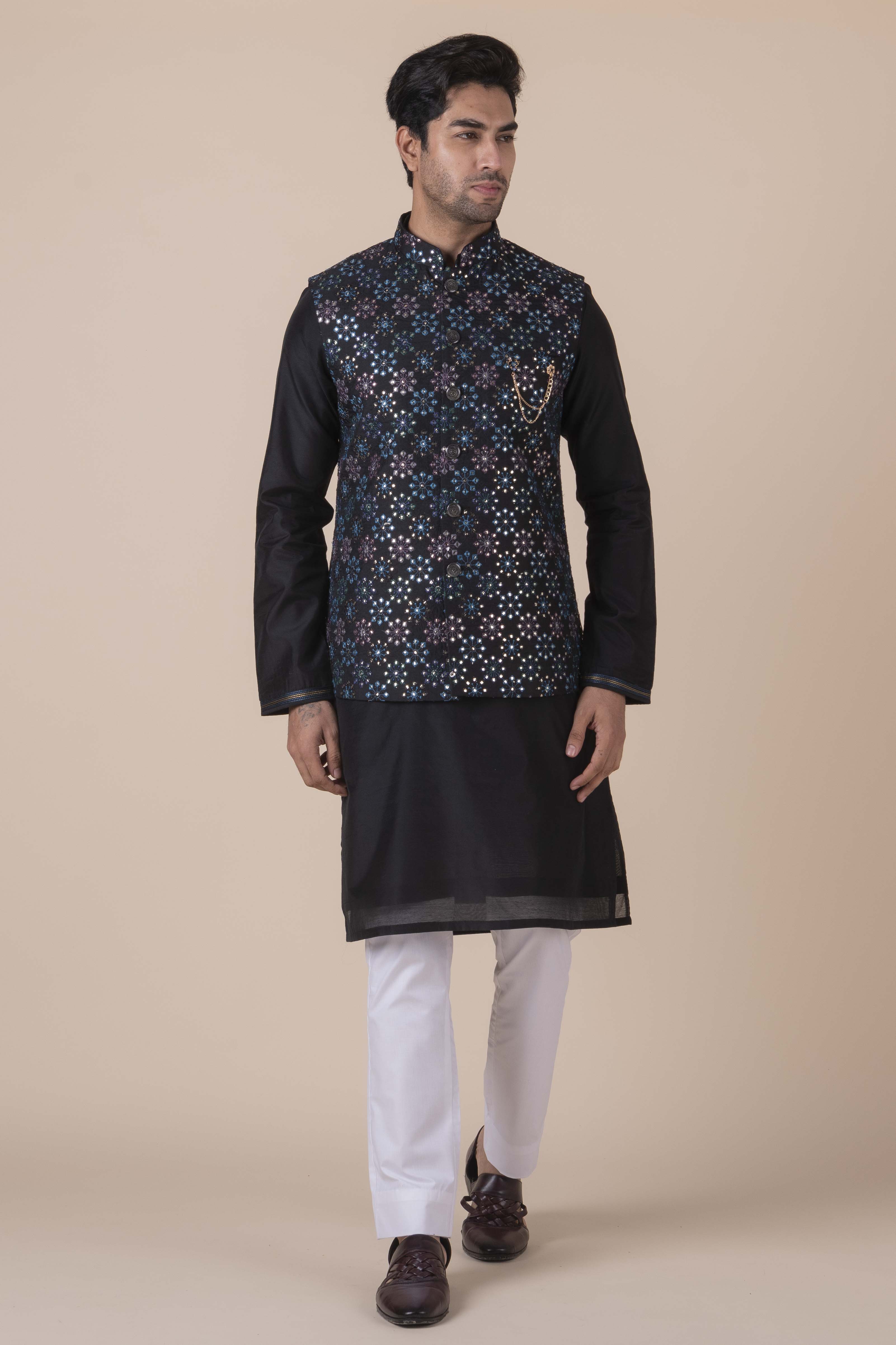 MLS KURTA JAWAHAR SET