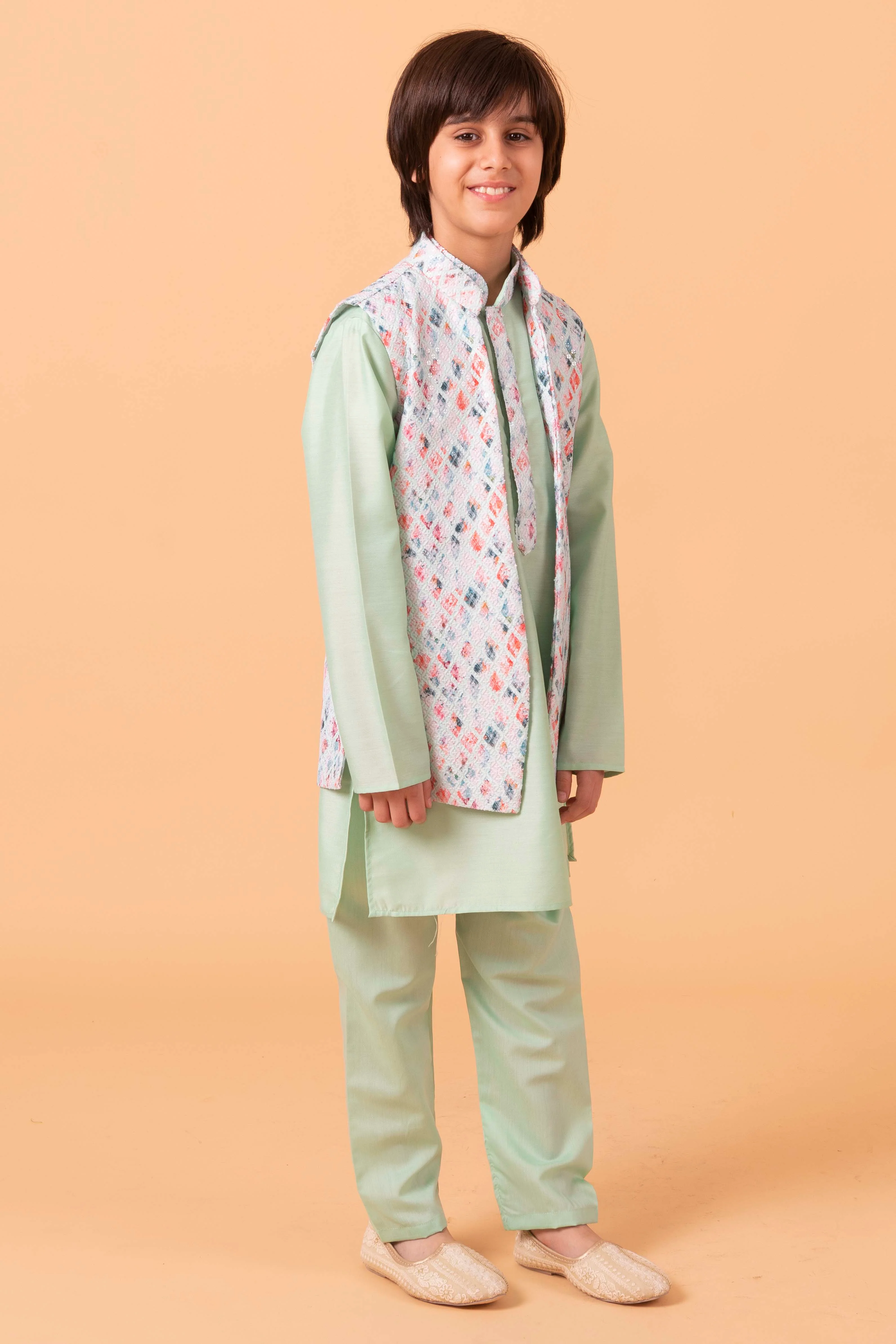 MLS KIDS KURTA JACKET SET