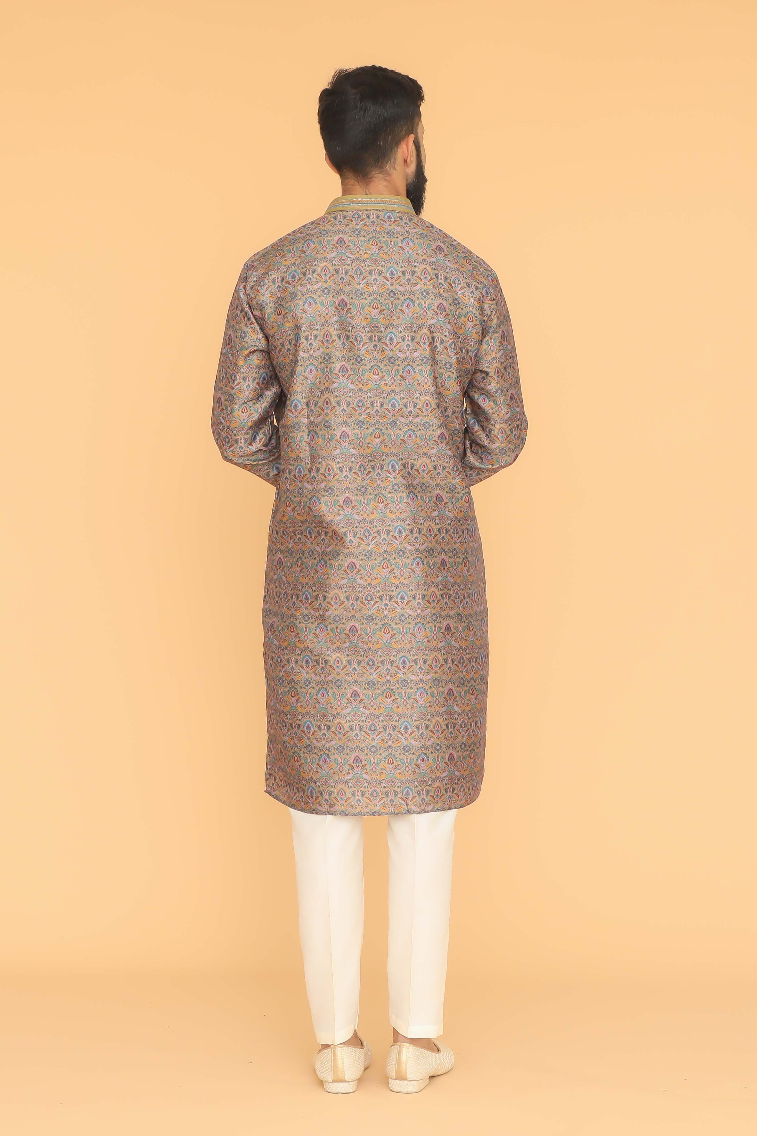 MLS PRINTED KURTA PAJAMA