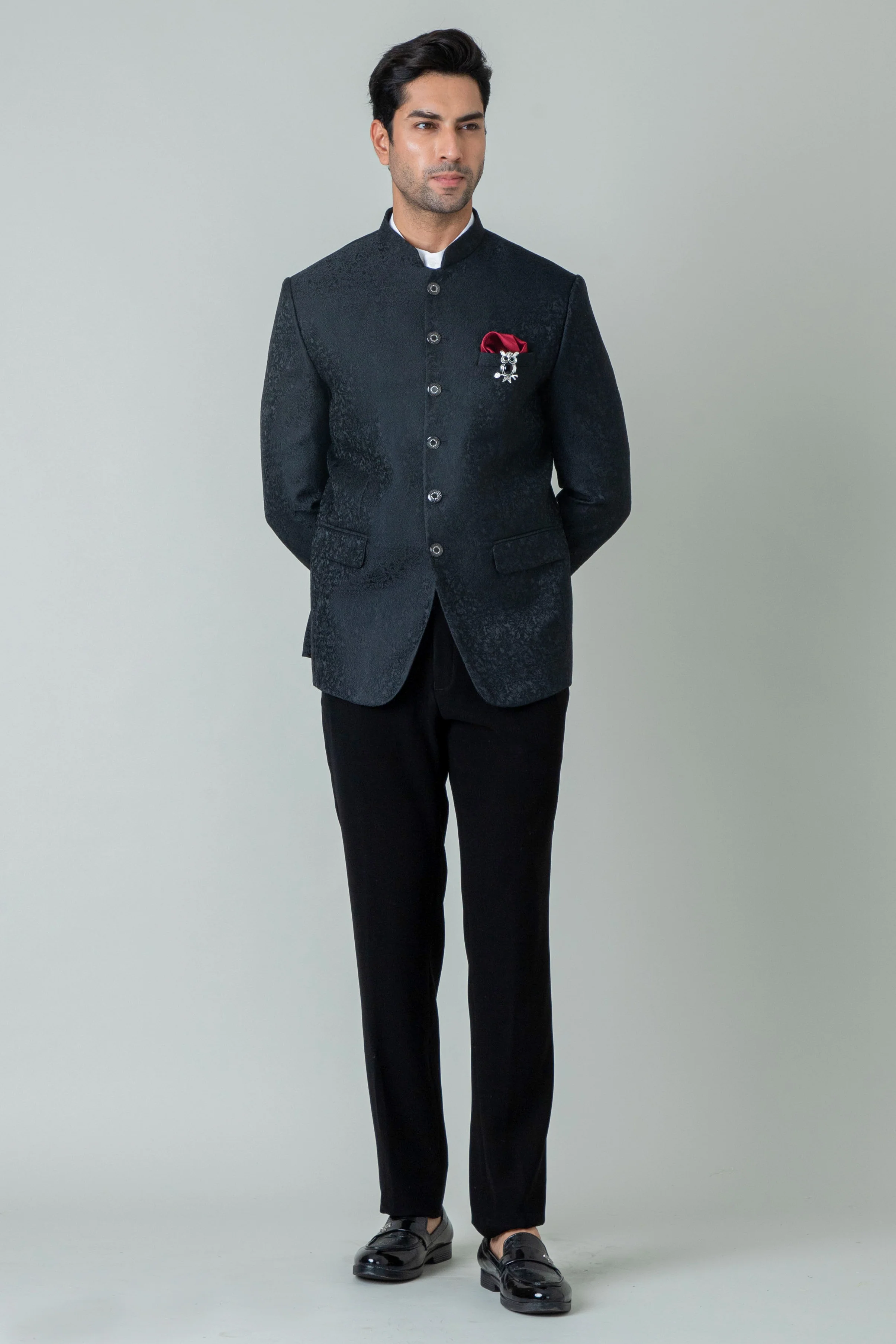 MLS PRINTED JODHPURI SUIT