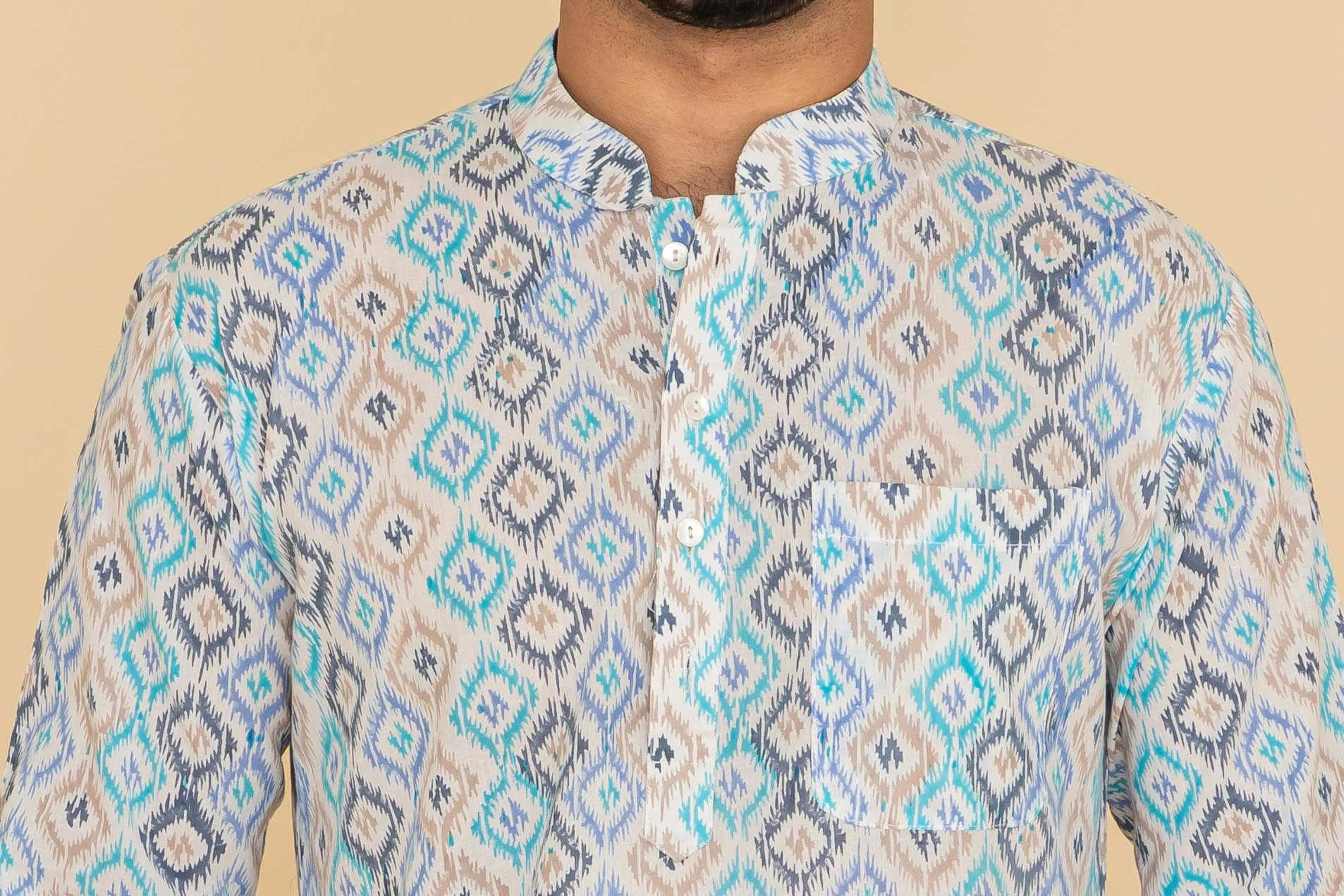 MLS SHORT KURTA FULL SLEEVES