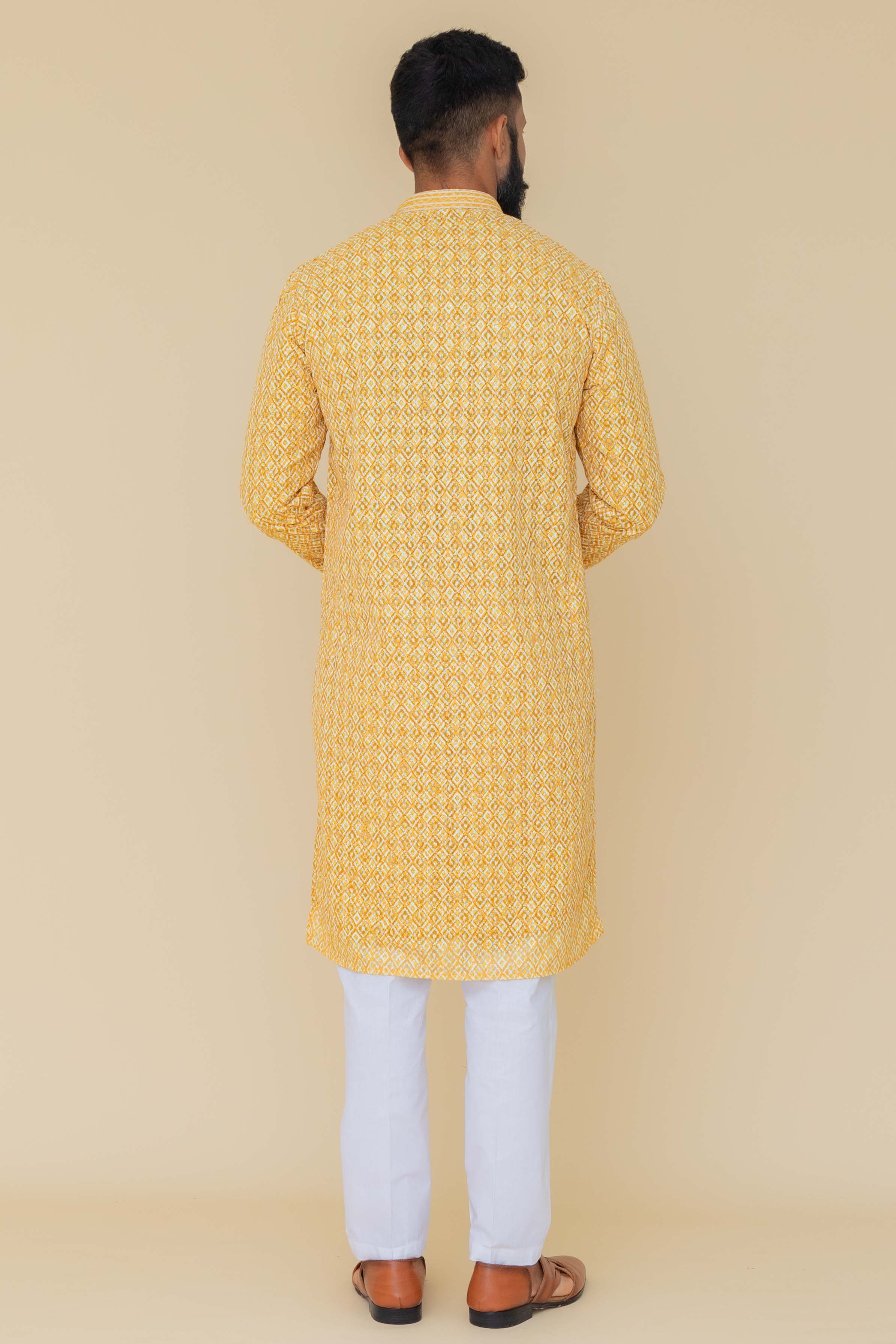 MLS PRINTED KURTA PAJAMA