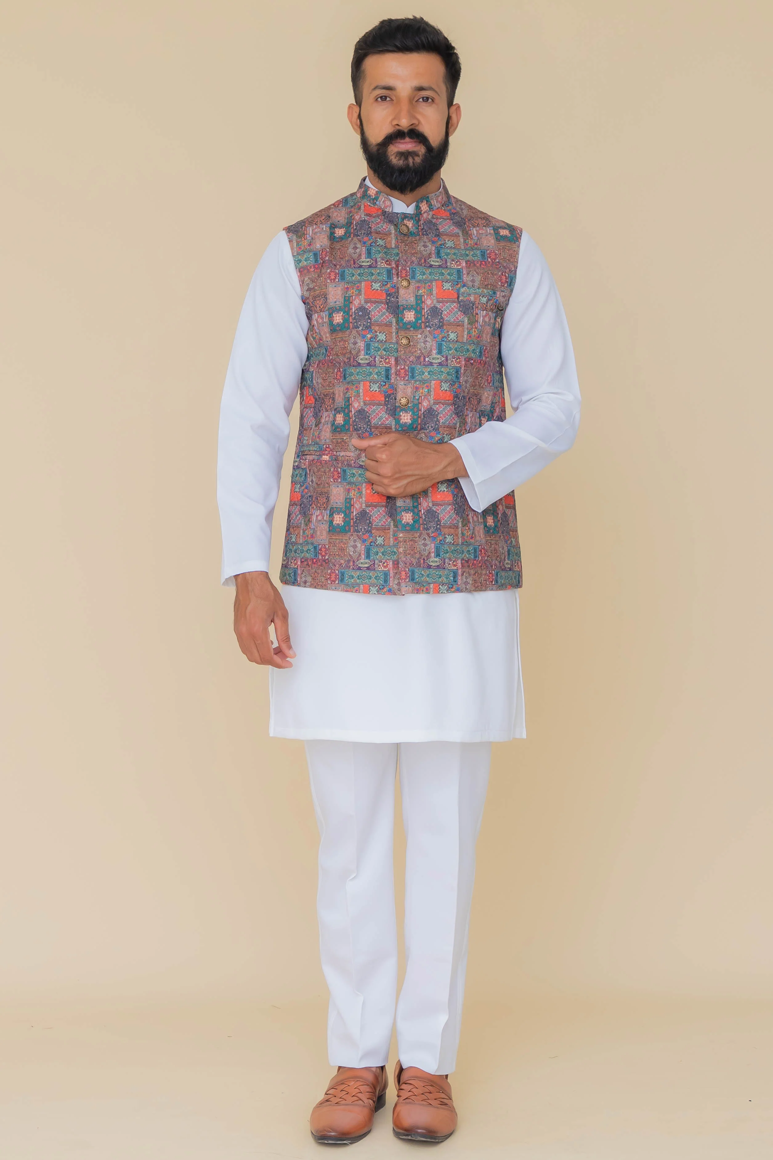 MLS EMBROIDERED JAWAHAR JACKET