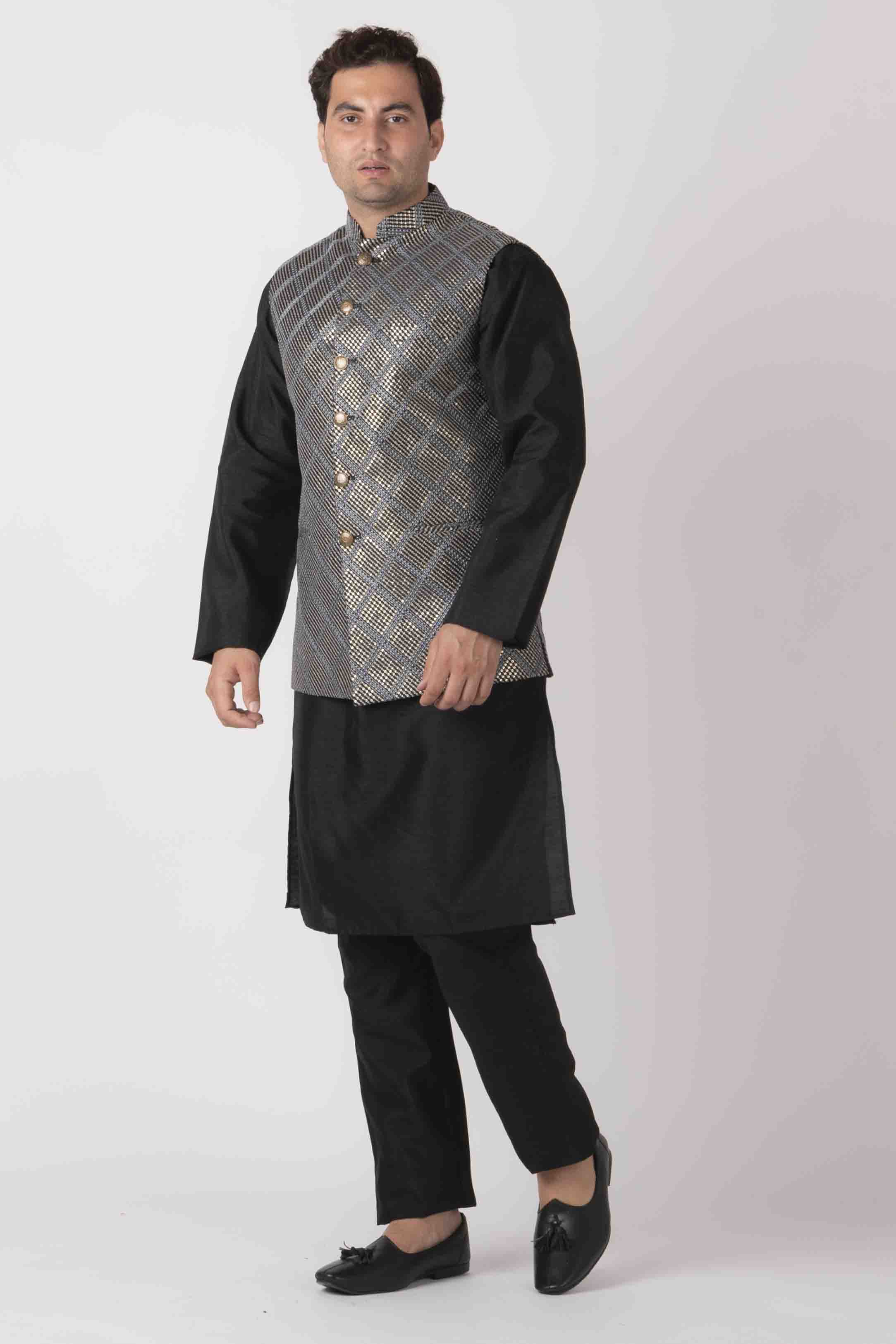 MLS KURTA JAWAHAR SET