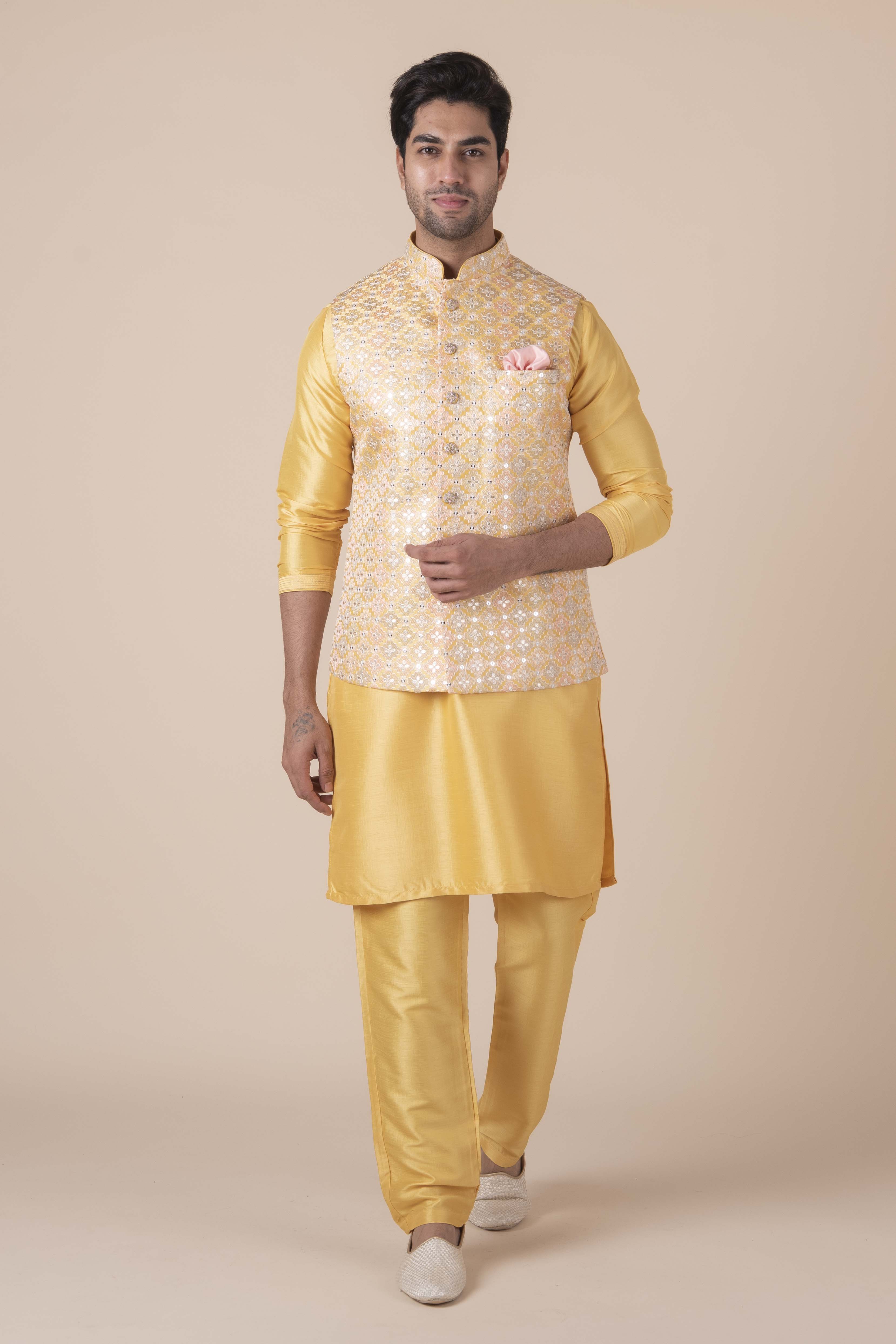 MLS KURTA JAWAHAR SET