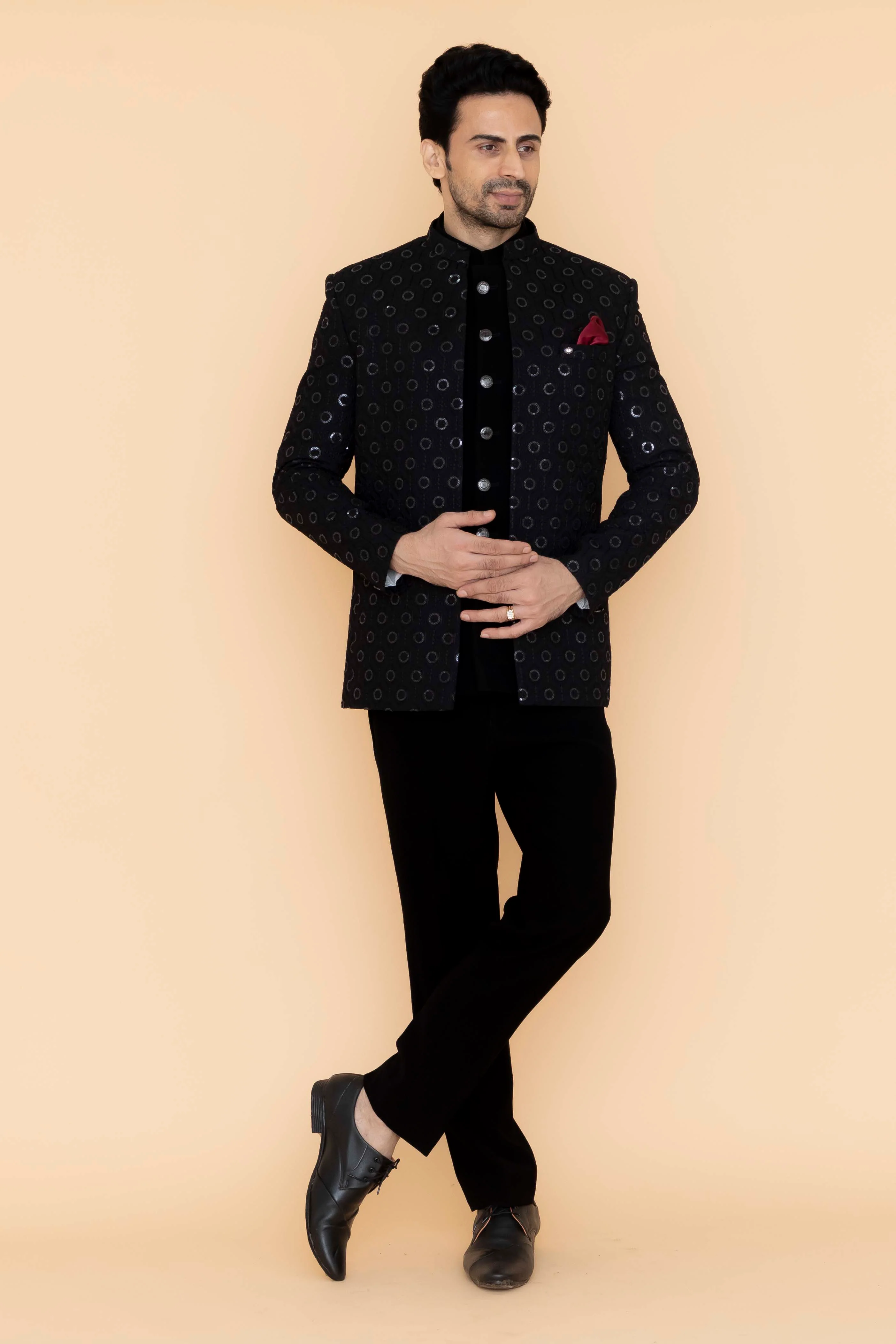 MLS JODHPURI SUIT 3 PCS