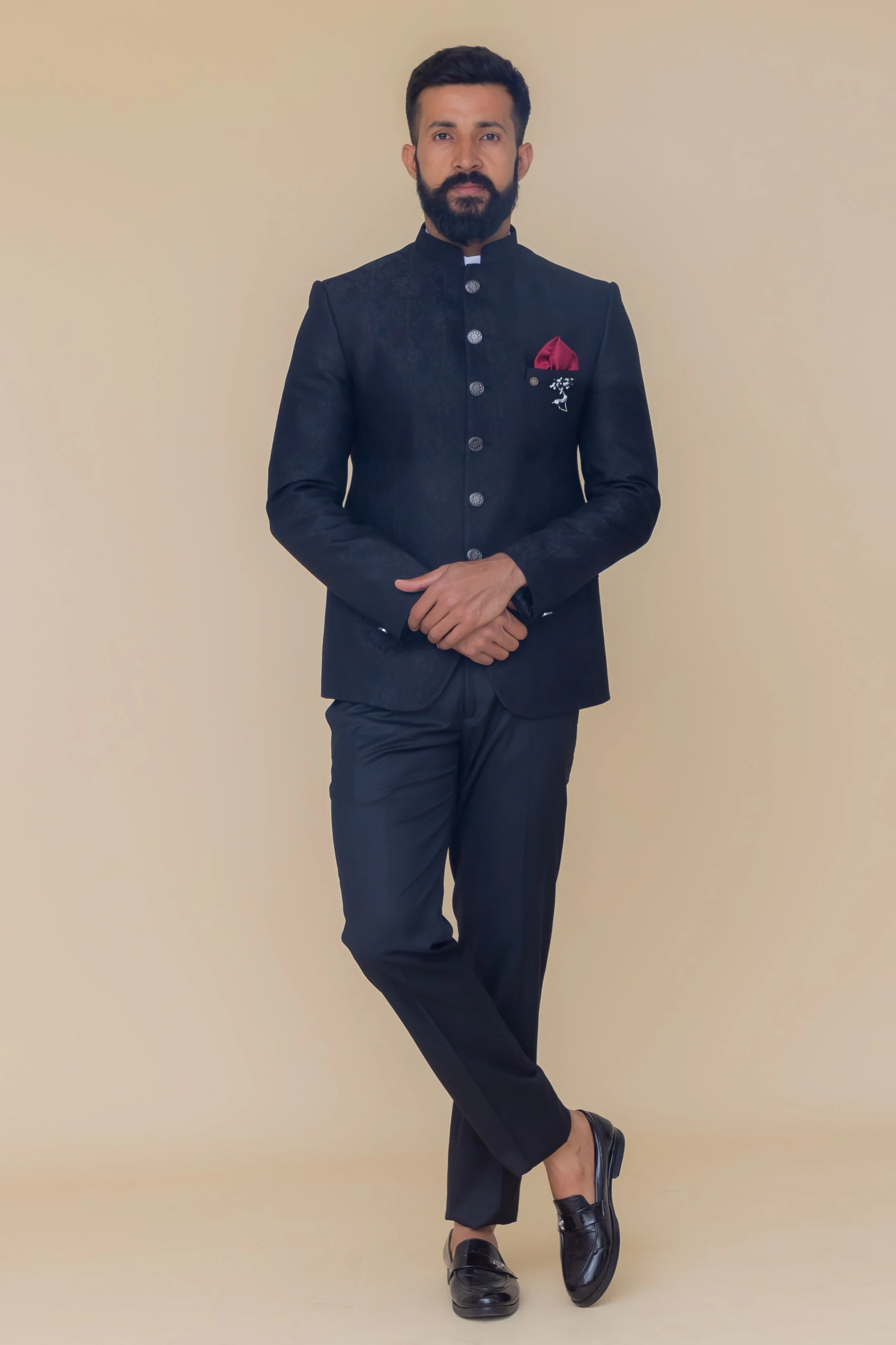 MLS PRINTED JODHPURI SUIT 2PCS