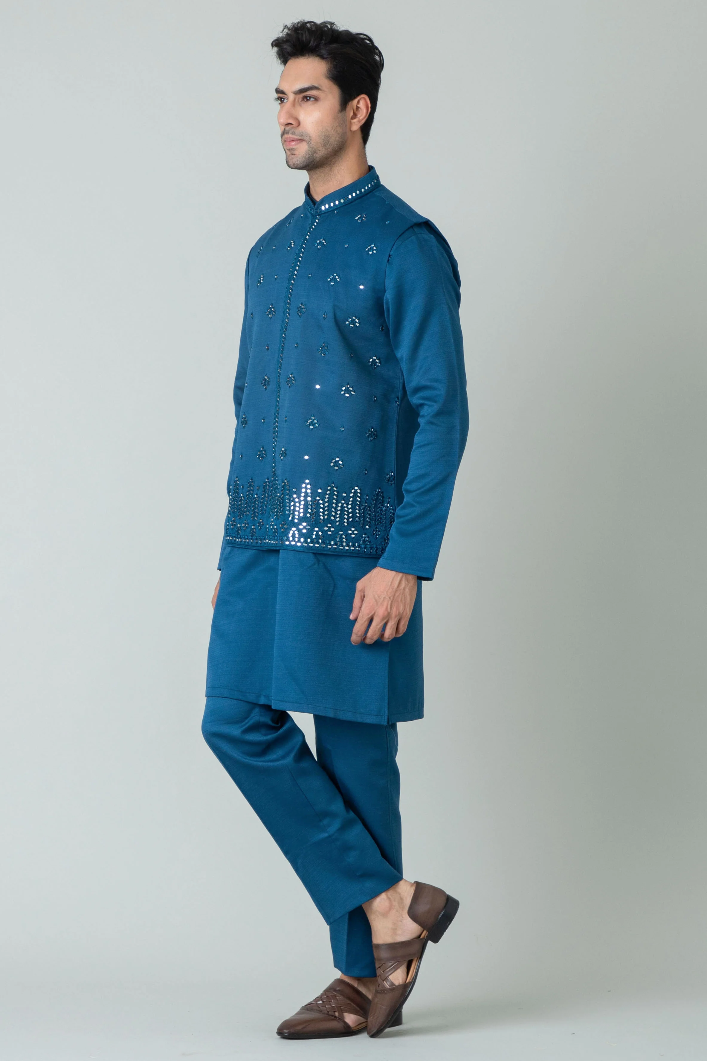 MLS KURTA JAWAHAR SET