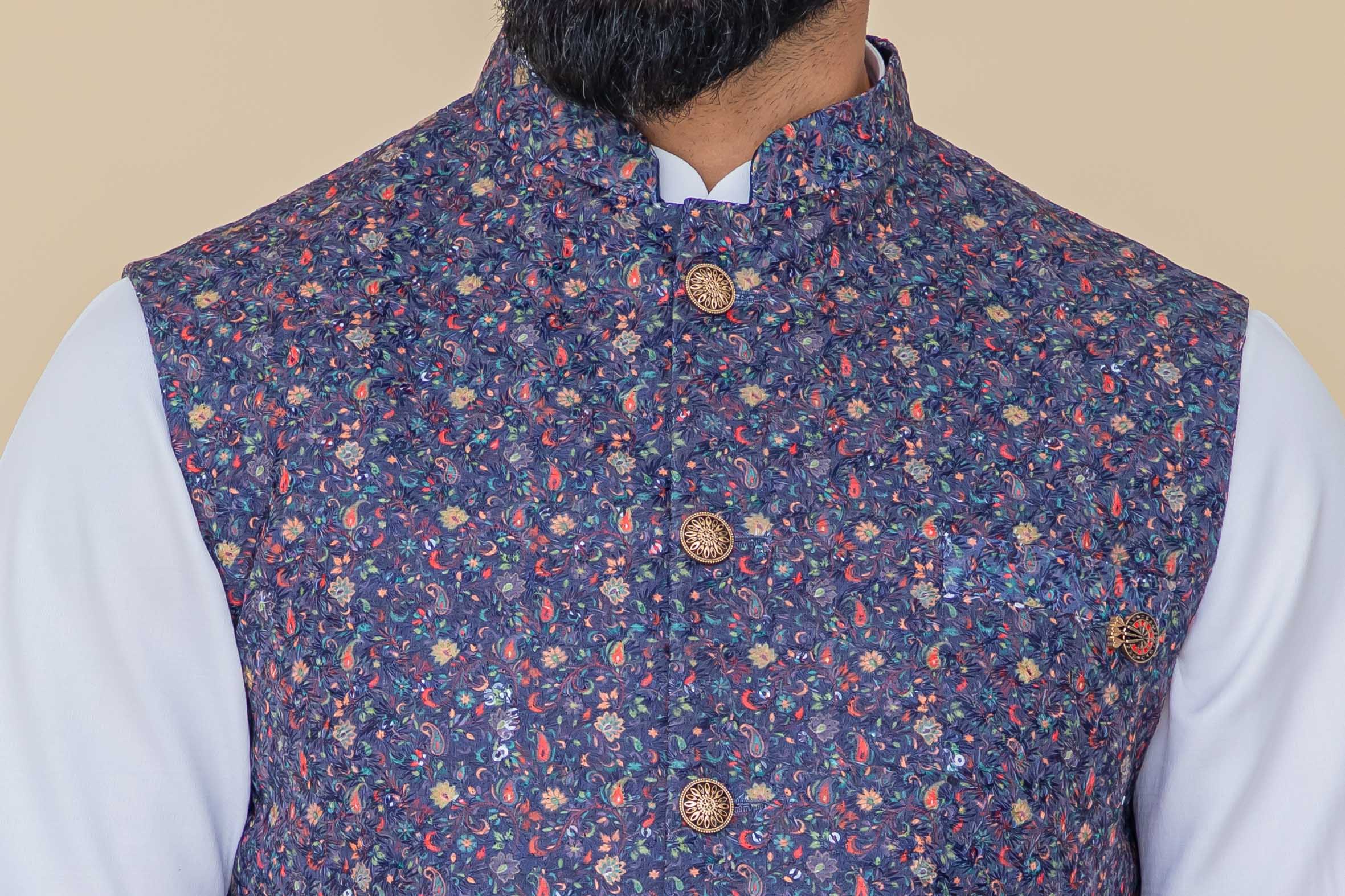MLS EMBROIDERED JAWAHAR JACKET
