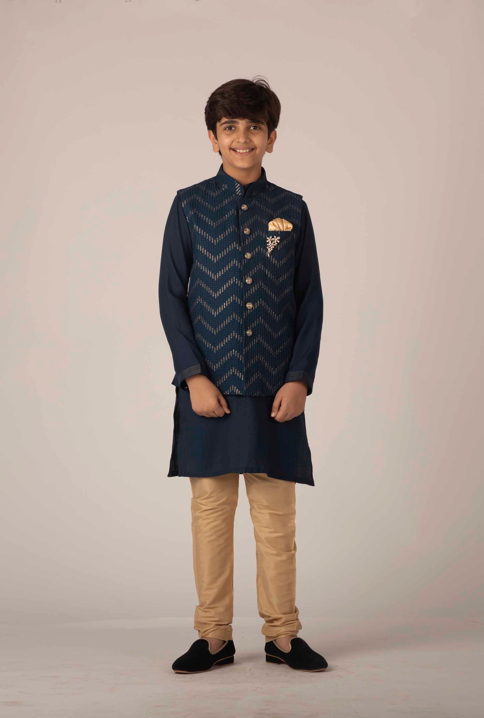MLS KIDS KURTA JAWAHAR SET