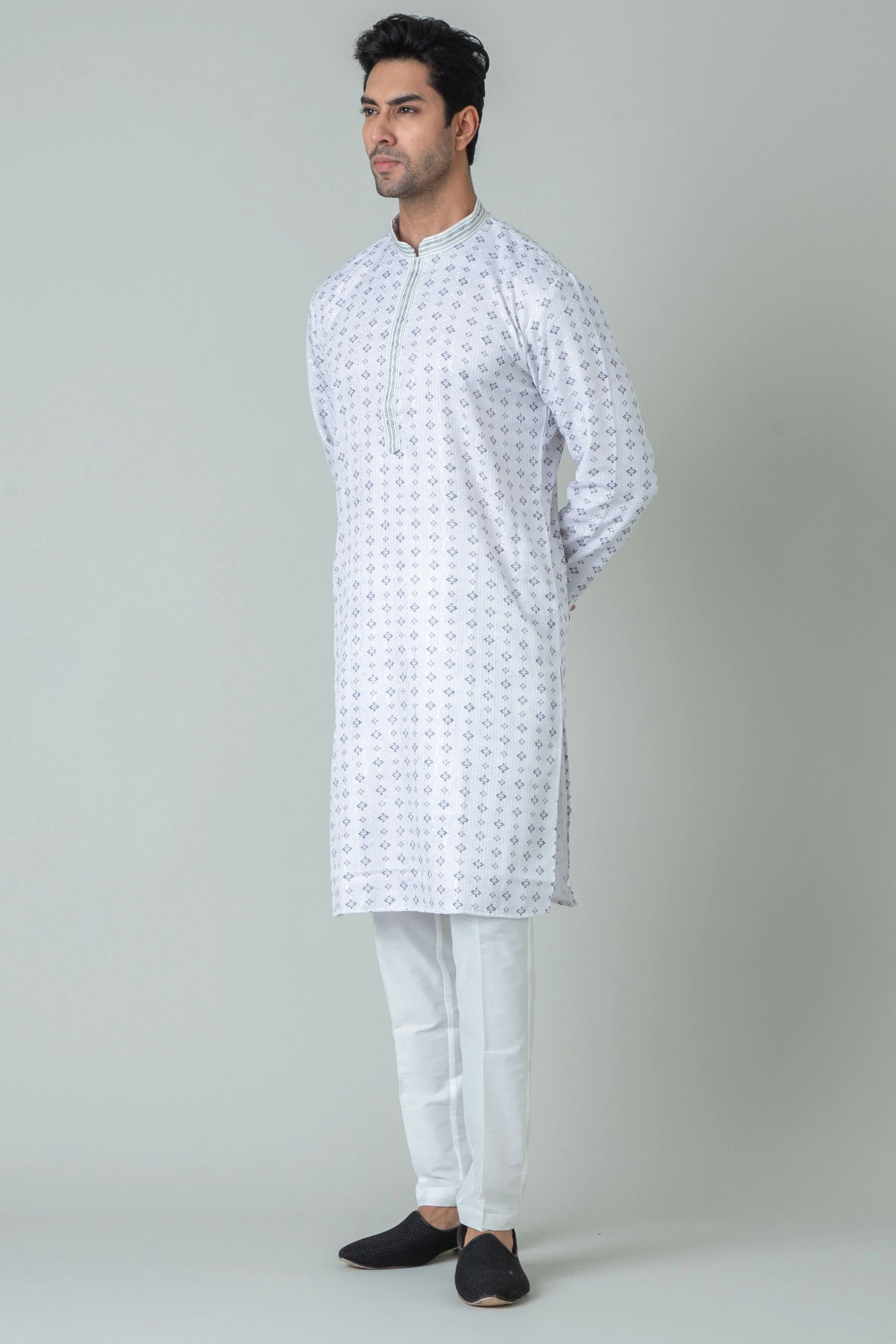 MLS PRINTED KURTA PAJAMA