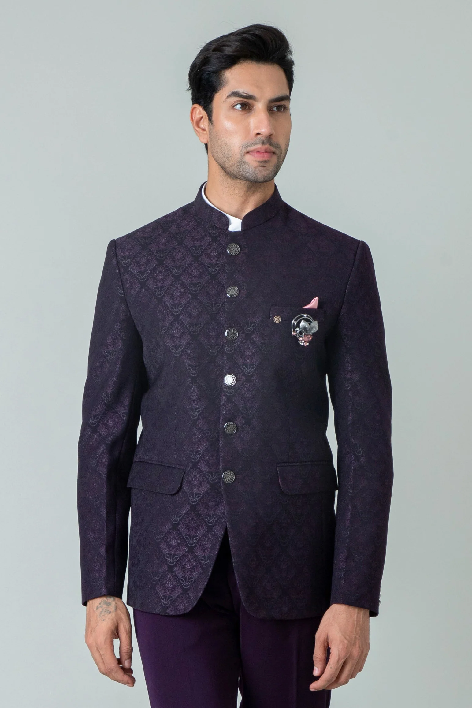 MLS PRINTED JODHPURI SUIT