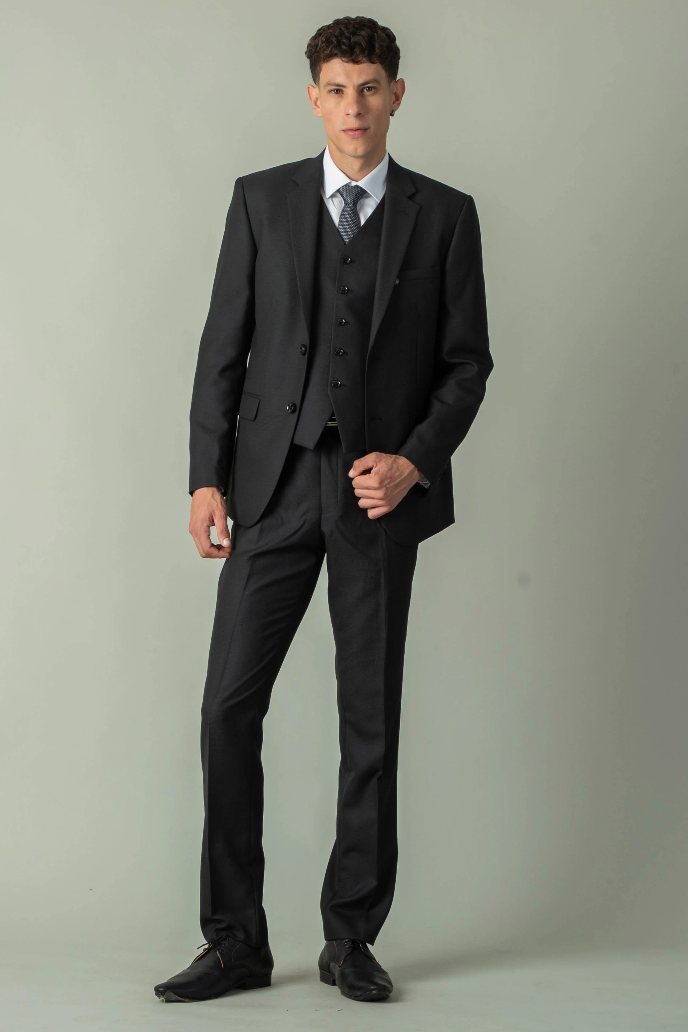 MLS BUSINESS PLAIN SUIT 3PCS