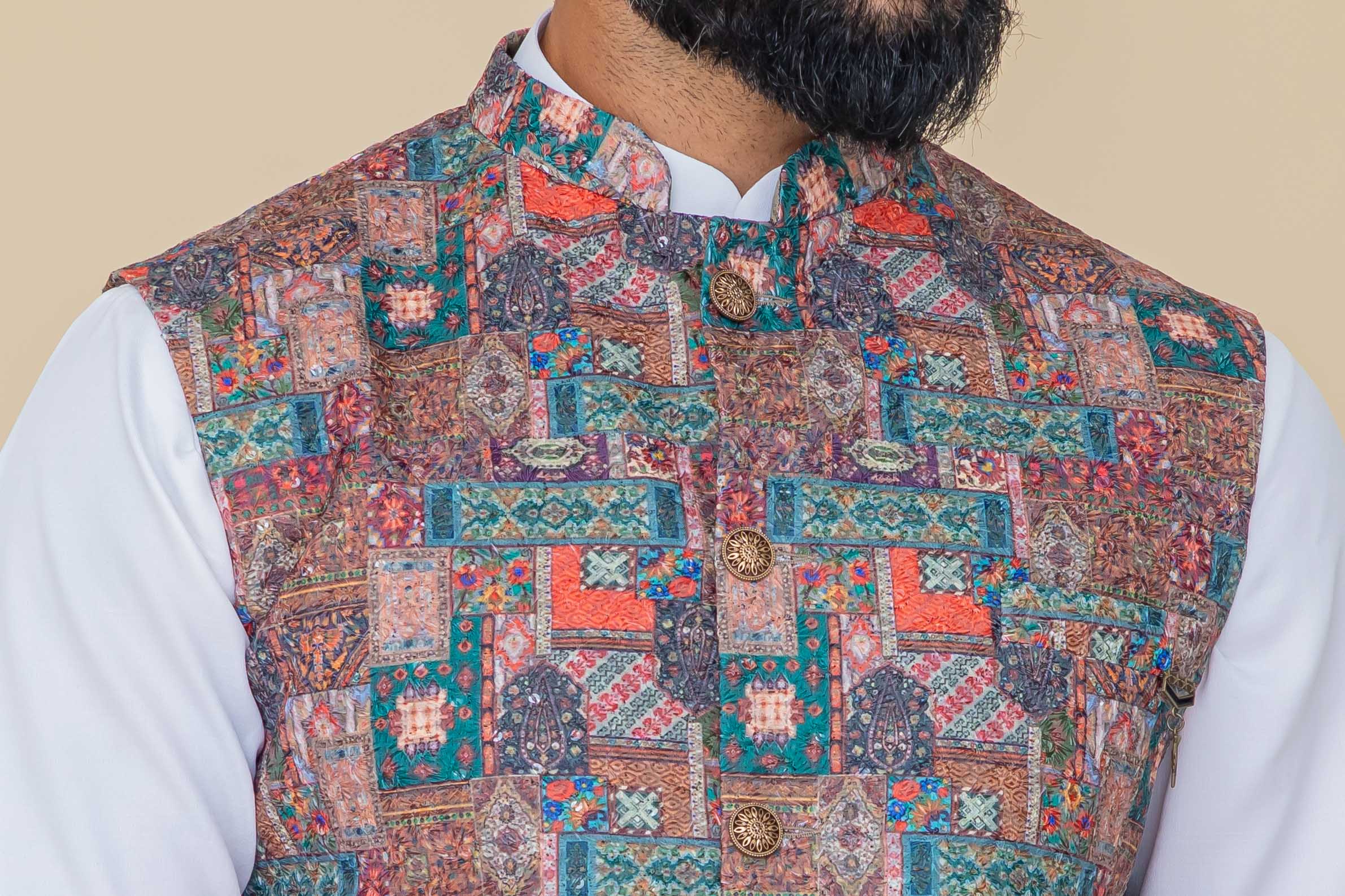 MLS EMBROIDERED JAWAHAR JACKET