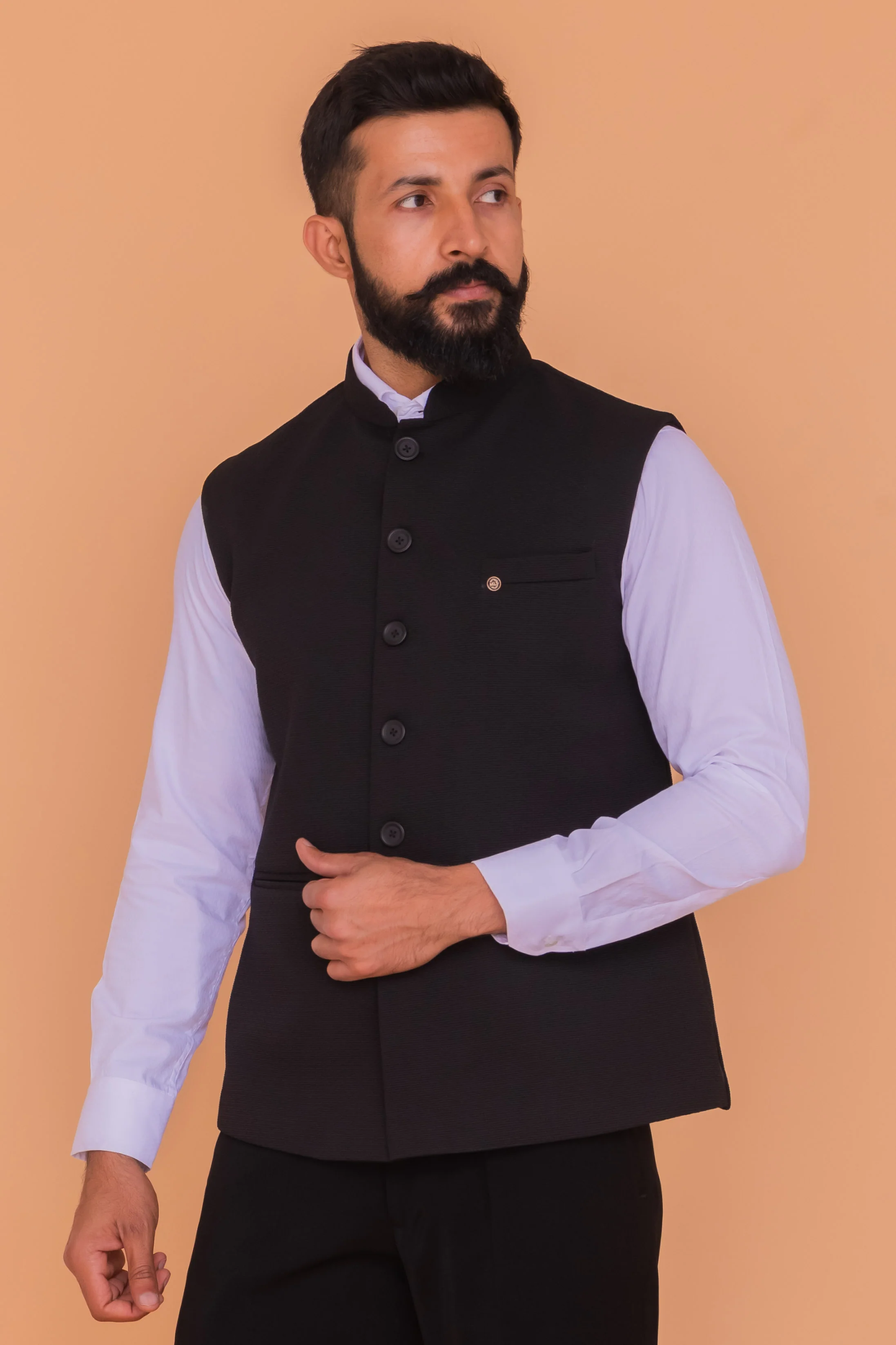 MLS PLAIN JAWAHAR JACKET 1 PC