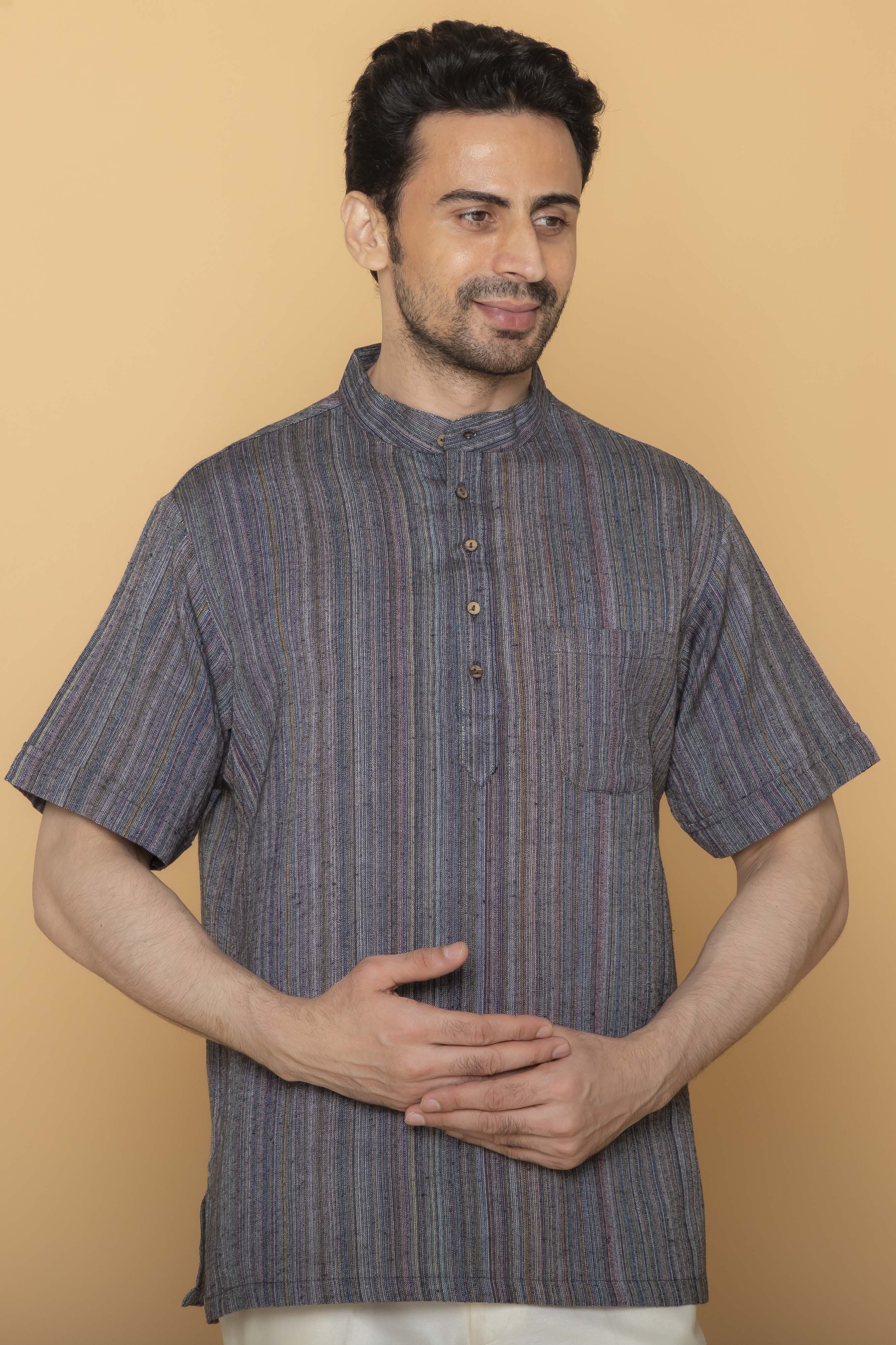 MLS SHORT KURTA HALF SLEEVES