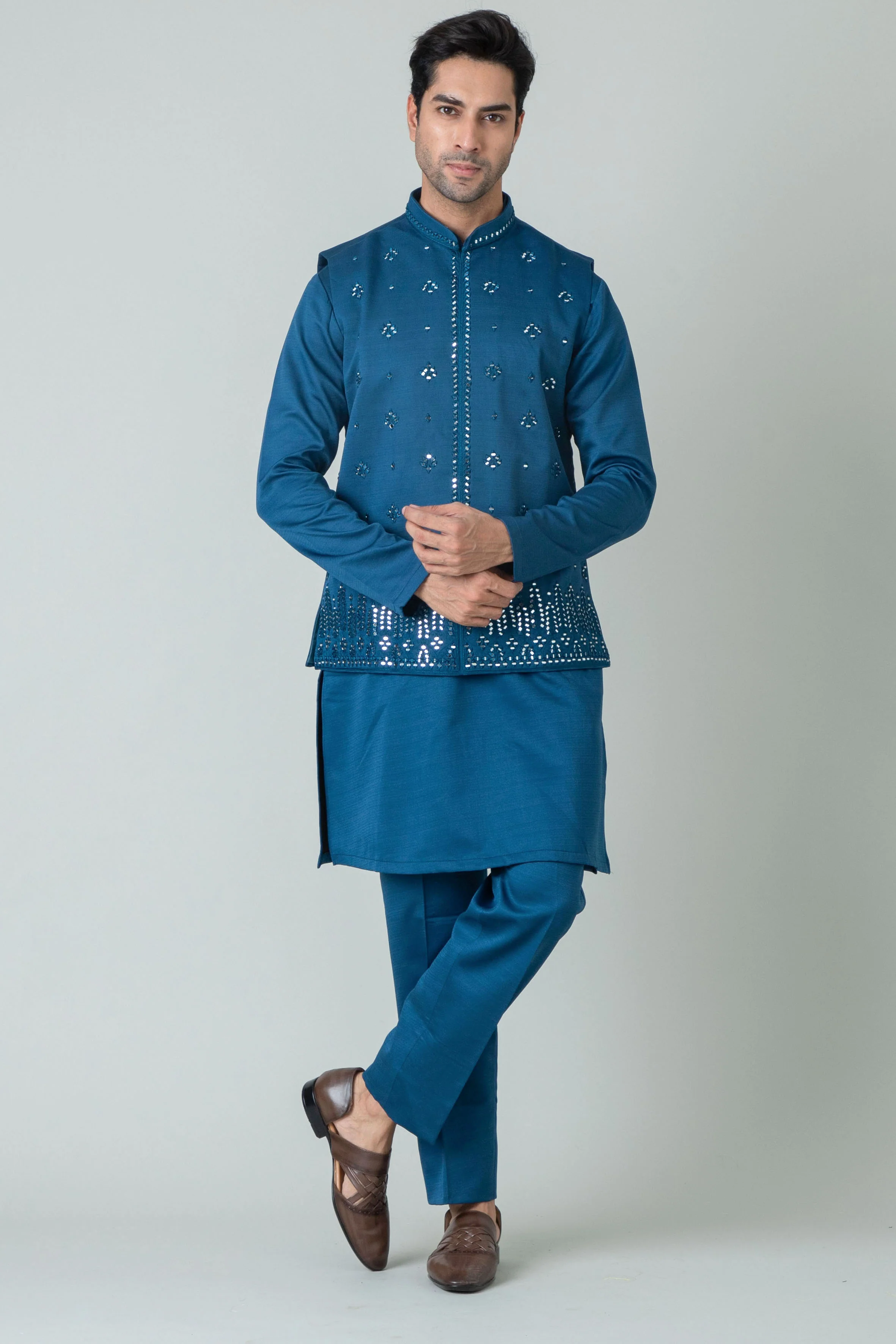 MLS KURTA JAWAHAR SET