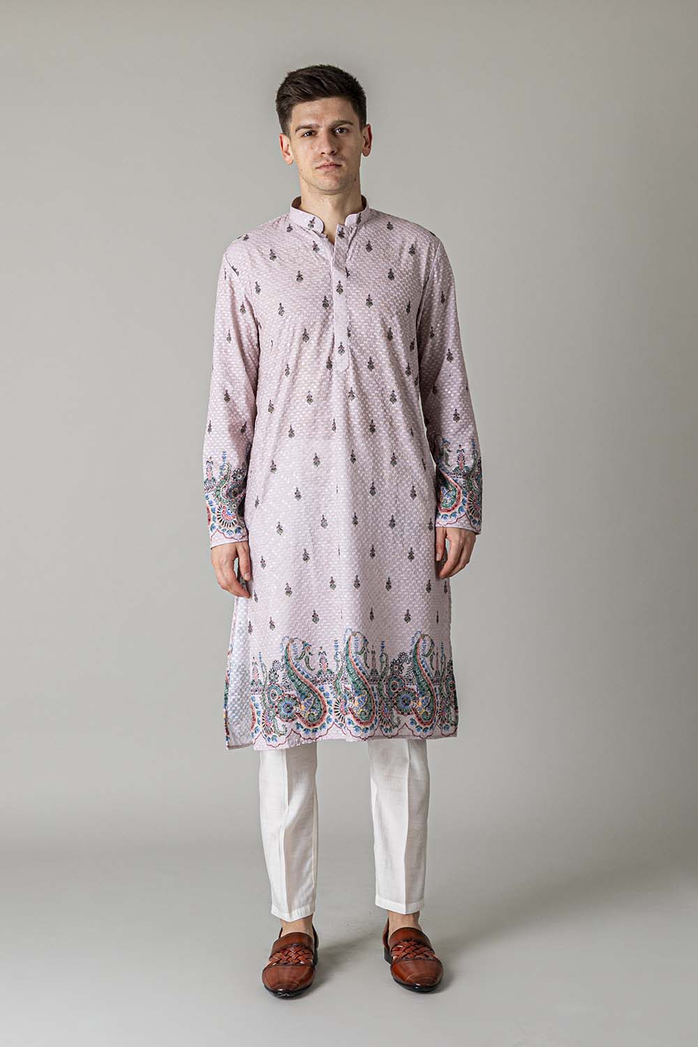 MLS PRINTED KURTA PAJAMA