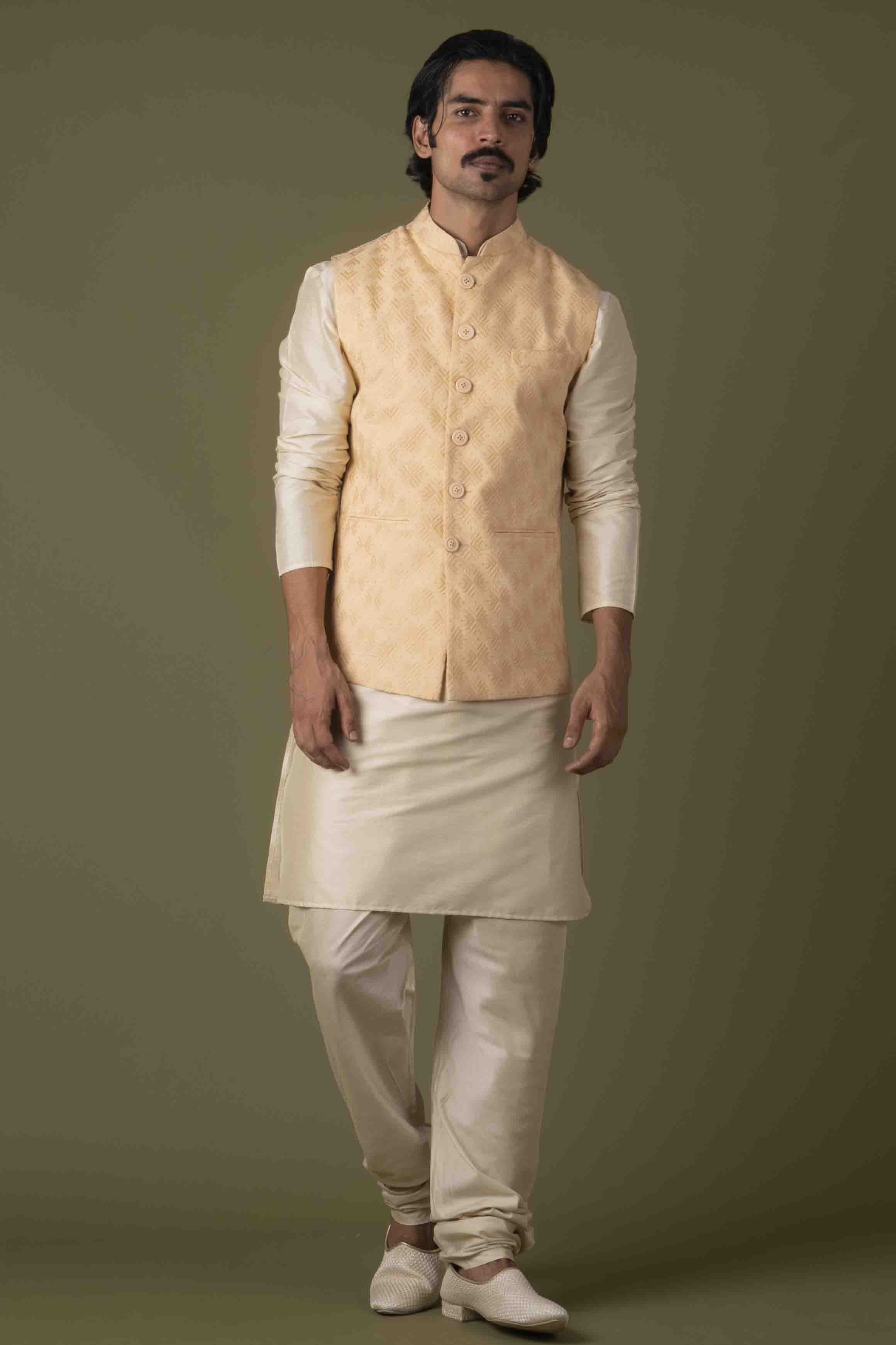 MLS CHIKANKARI JAWAHAR JACKET