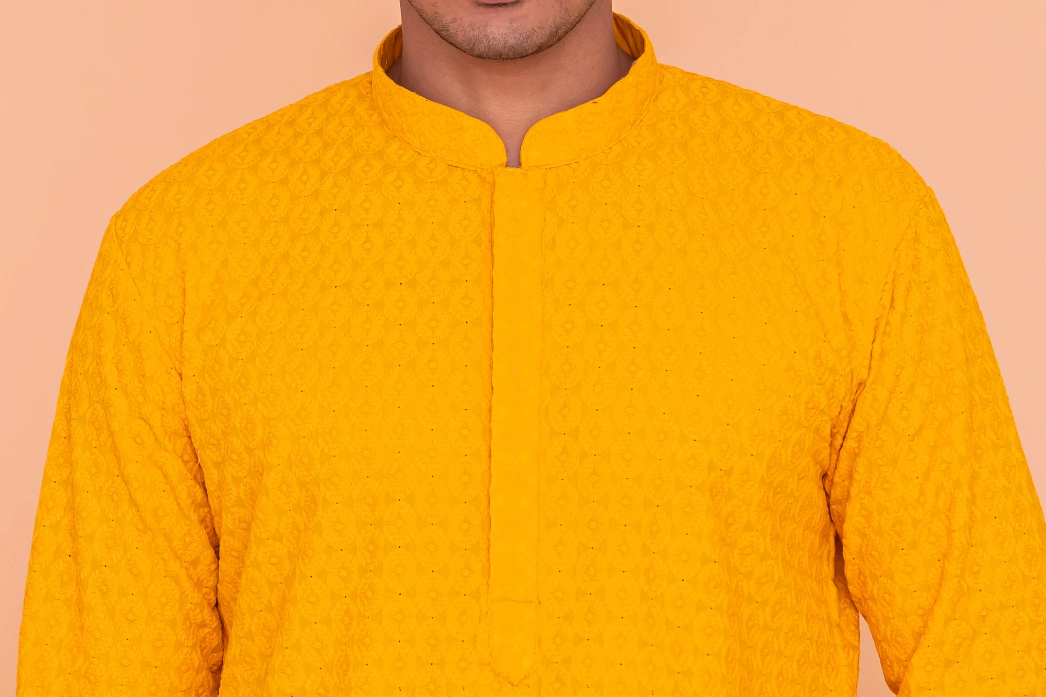 MLS CHIKANKARI KURTA PAJAMA