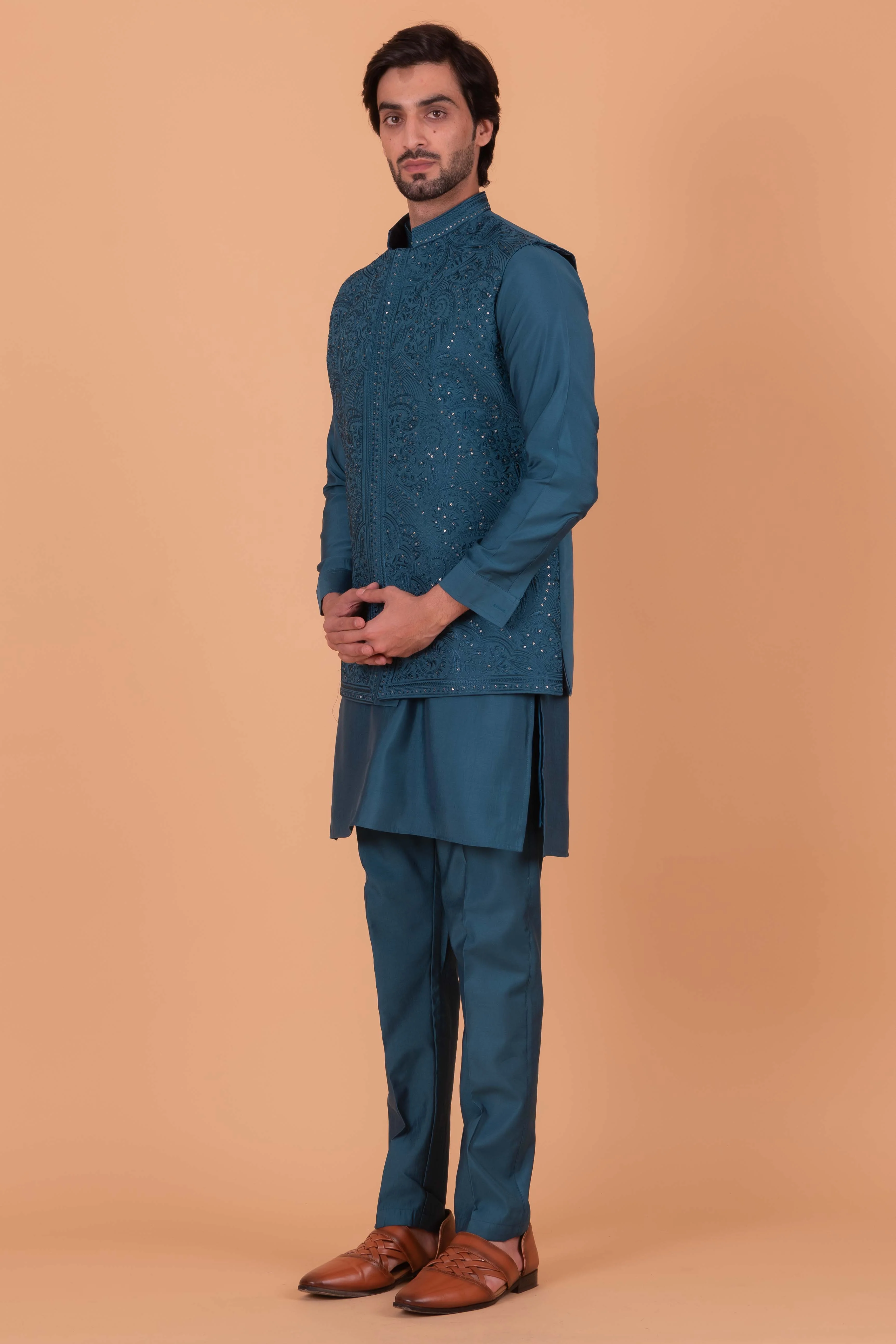 MLS KURTA JAWAHAR SET