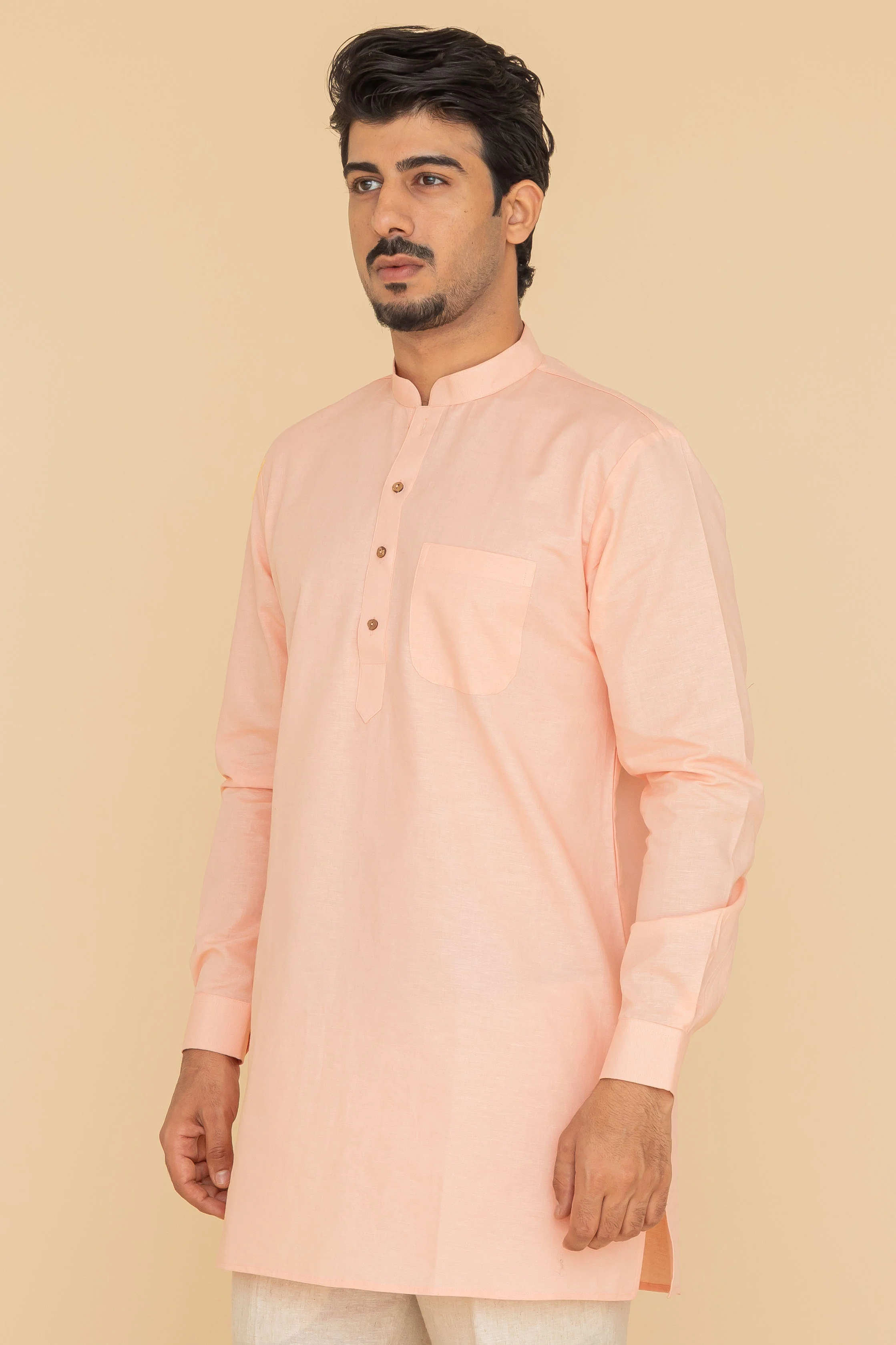 MLS COTTON KURTA ( MID LENGTH)
