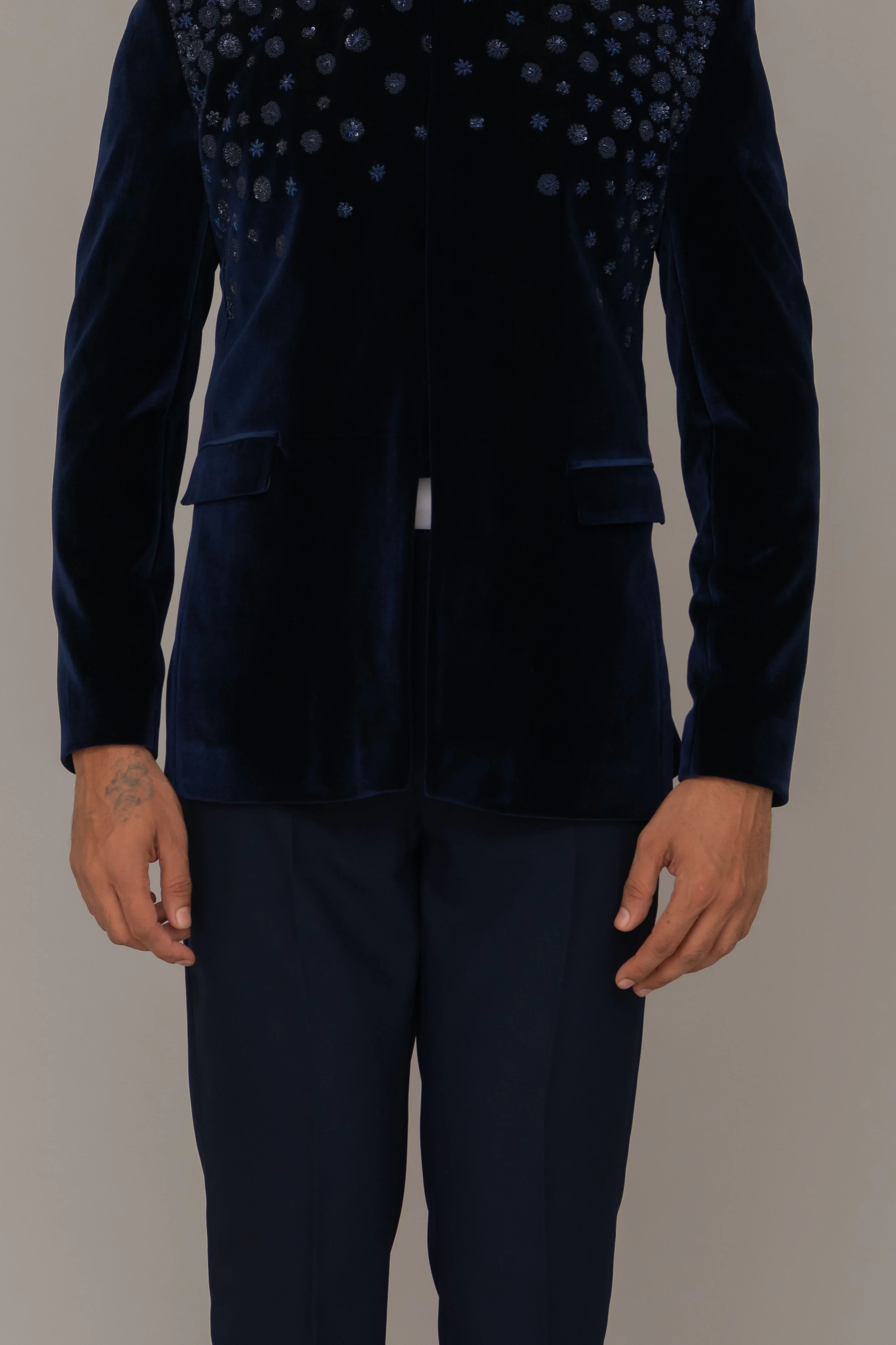 MLS VELVET JODHPURI SUIT