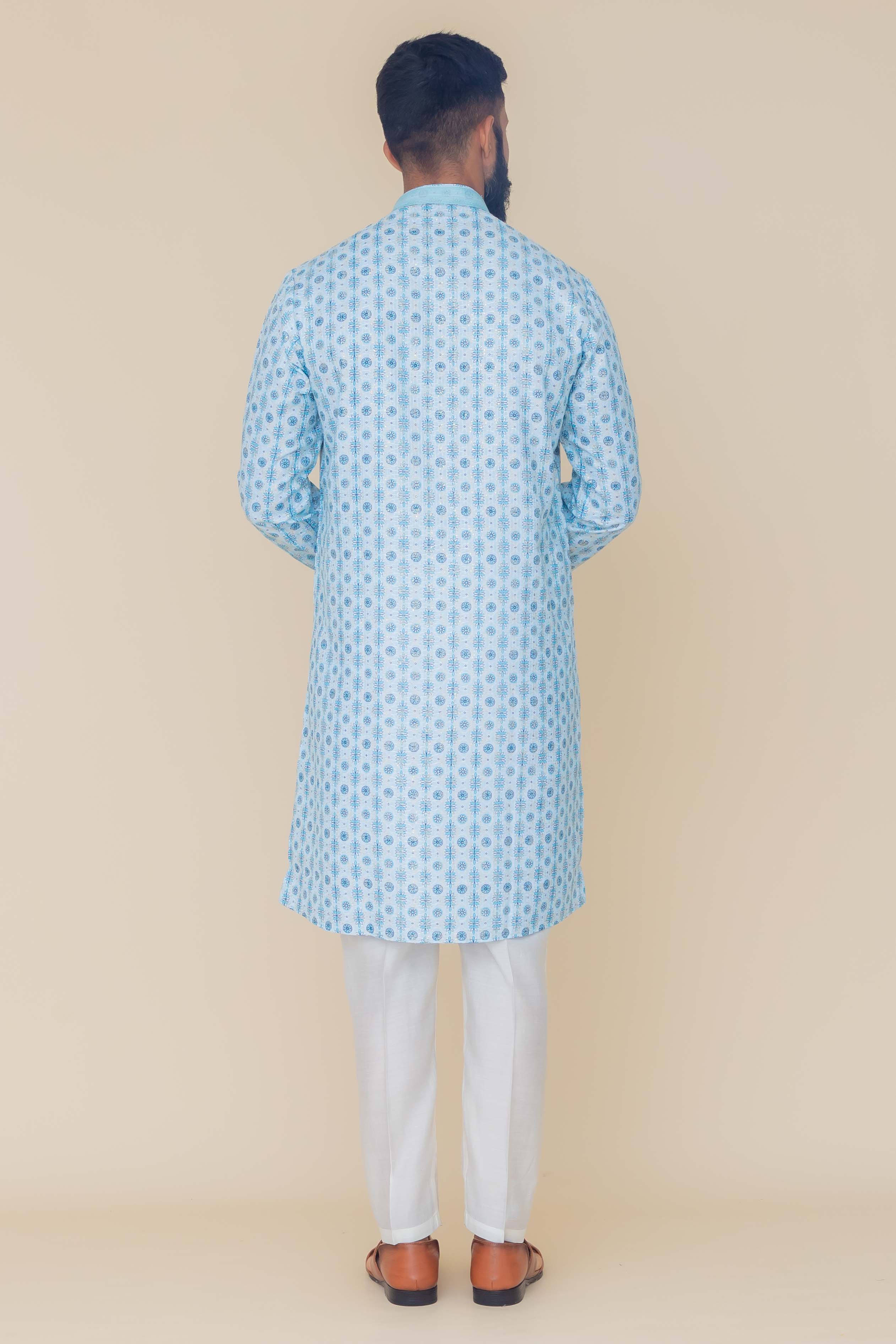 MLS PRINTED KURTA PAJAMA