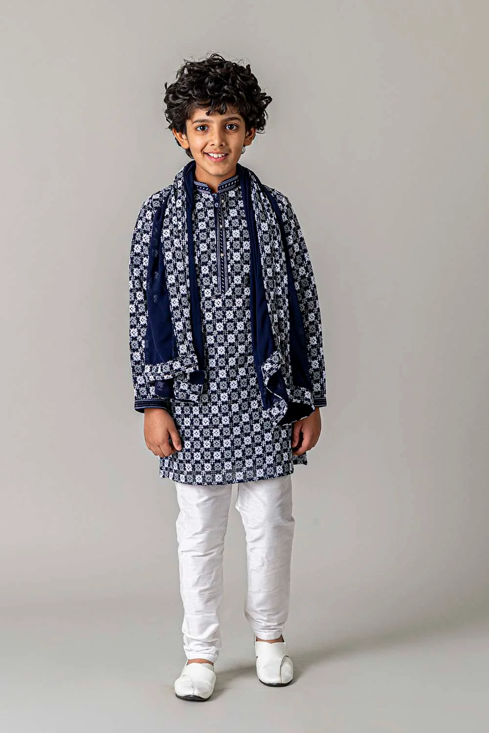 MLS KIDS CHIKANKARI KURTA PAJAMA