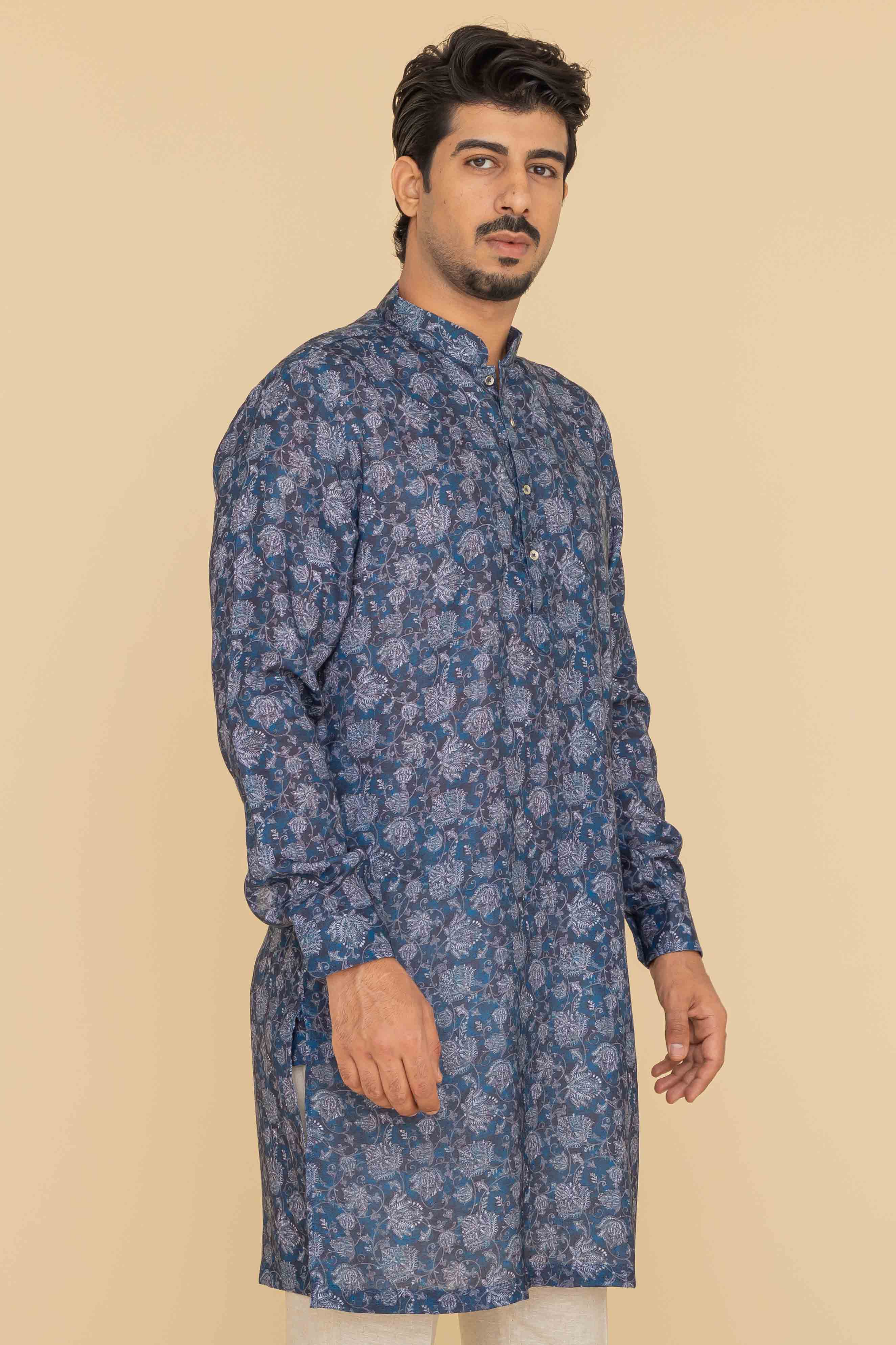 MLS PRINTED KURTA PAJAMA