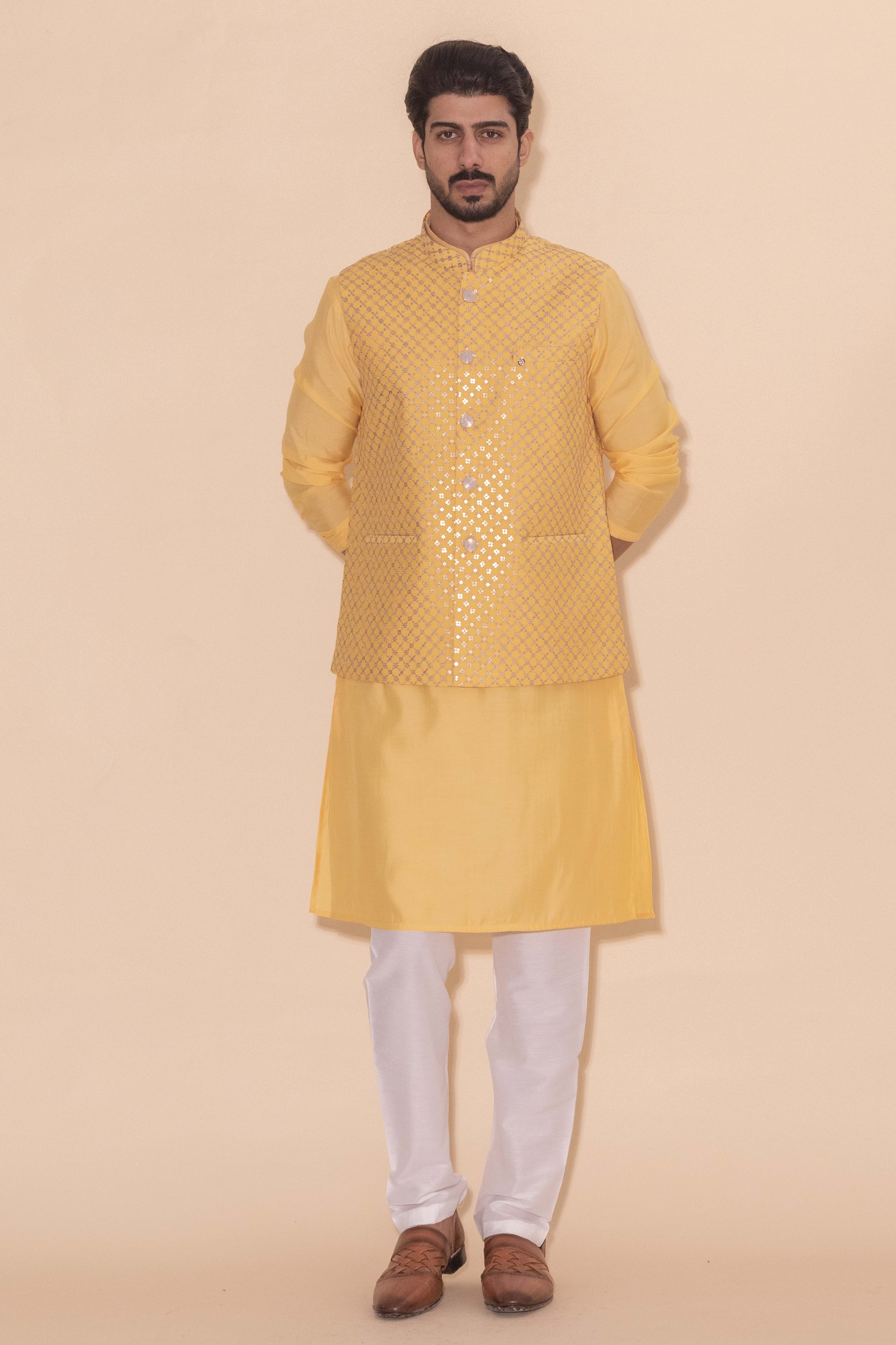 MLS KURTA JAWAHAR SET