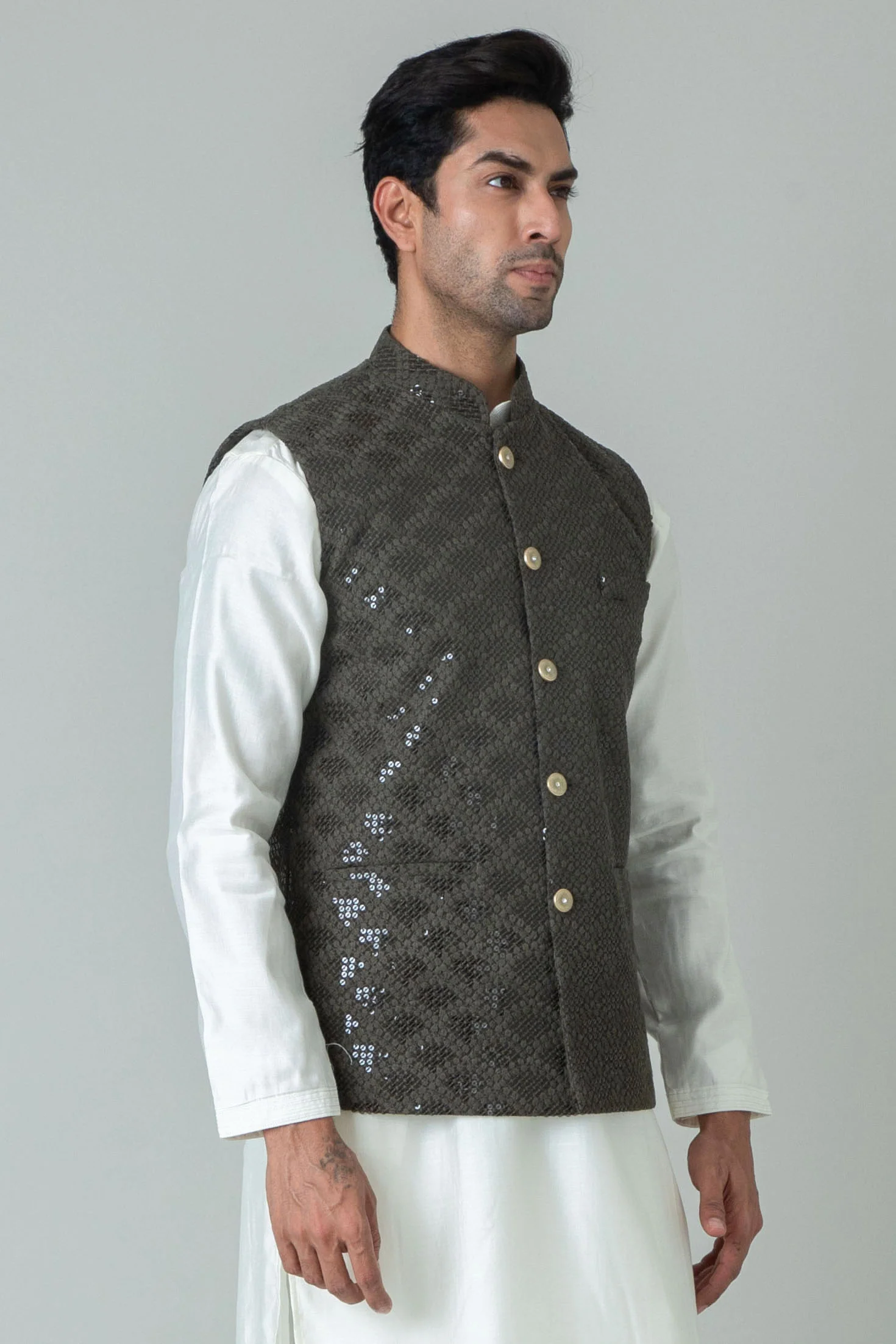 MLS EMBROIDERED JAWAHAR JACKET