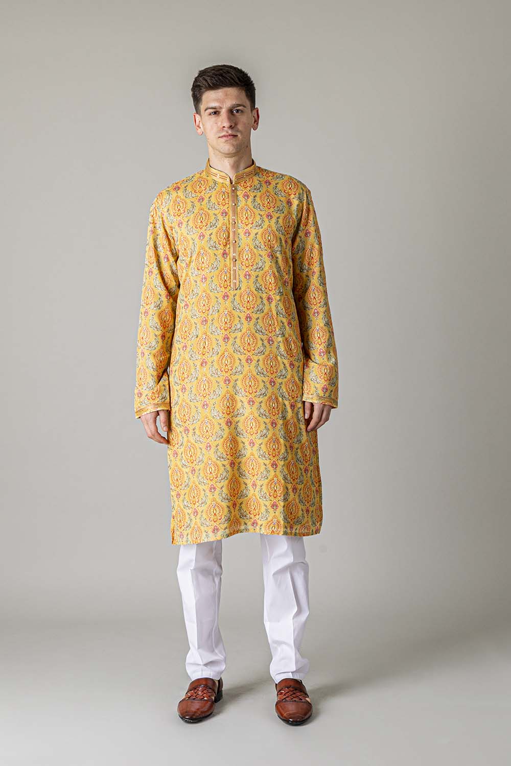 MLS PRINTED KURTA PAJAMA