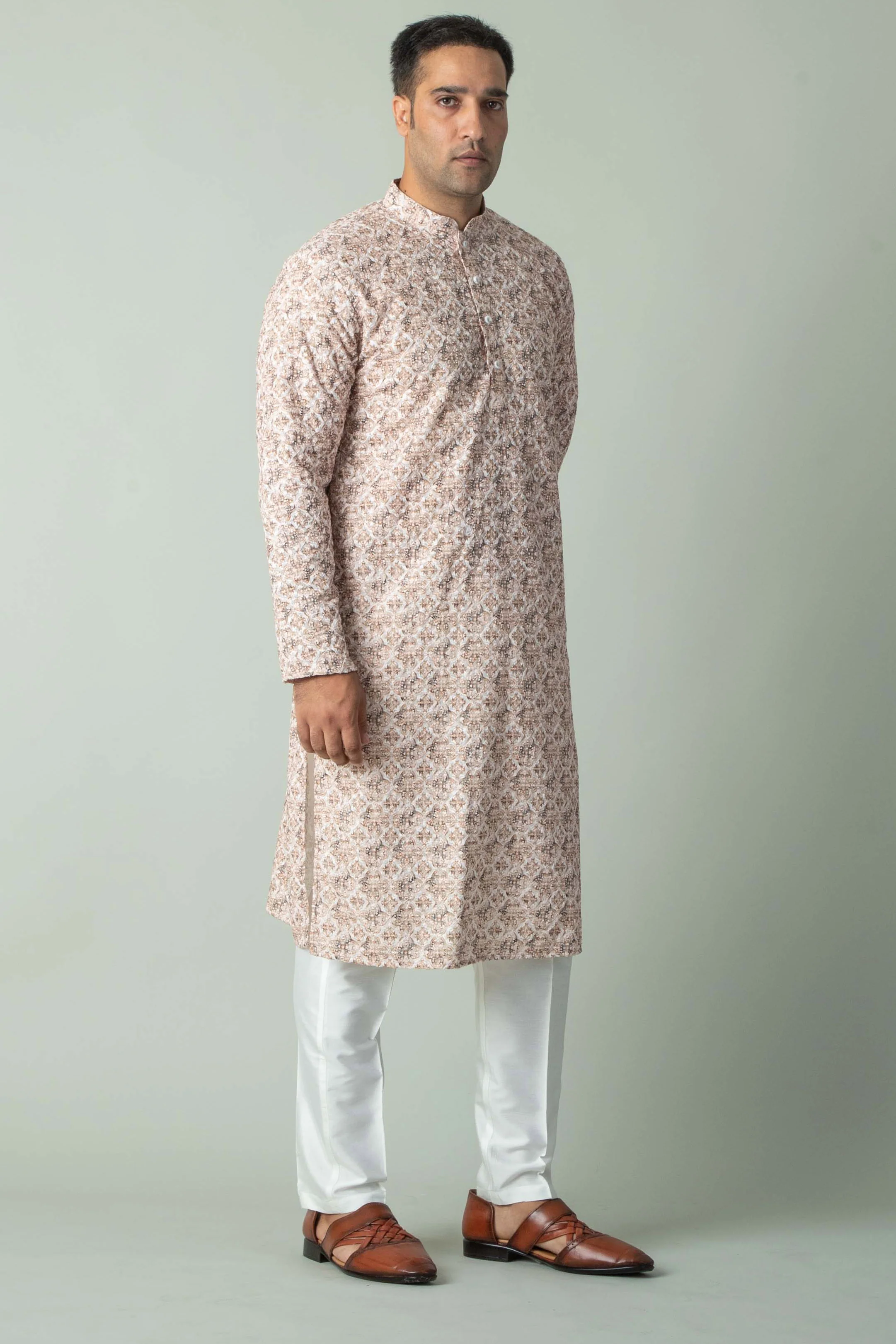 MLS PRINTED KURTA PAJAMA